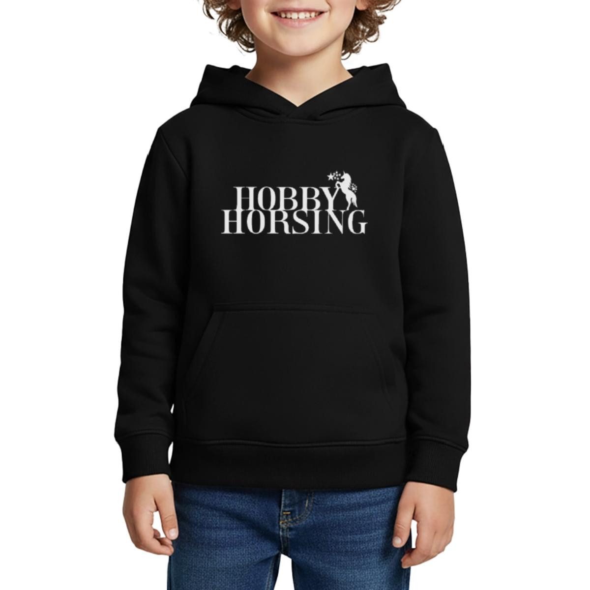 Spreadshirt Hoodie Hobby Horsing Kinder Premium Hoodie (1-tlg)