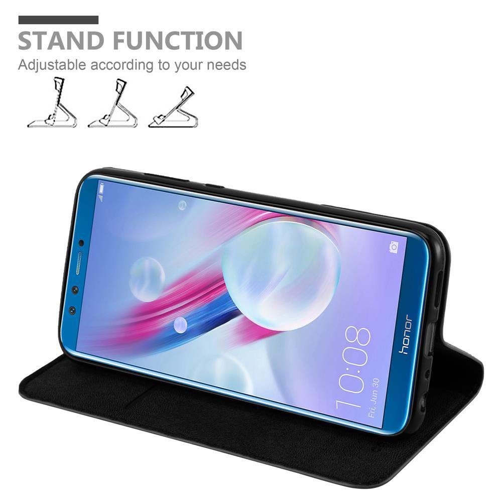 Cadorabo Handyhülle für Honor 9 LITE Hülle Honor 9 LITE, Hülle Schutzhülle mit Standfunktion, Magnetverschluss und Kartenfach