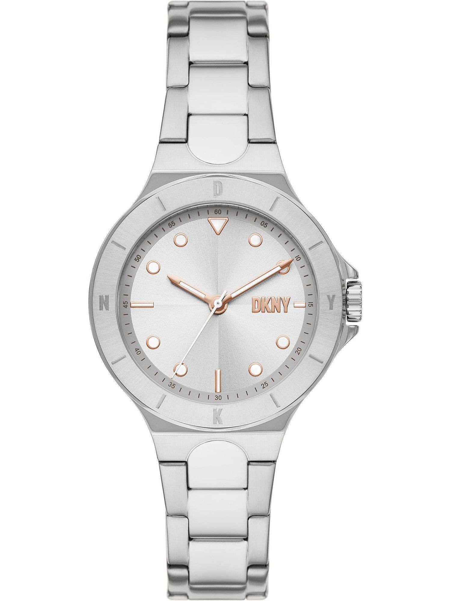 DKNY Quarzuhr DKNY Damen-Uhren Analog Quarz