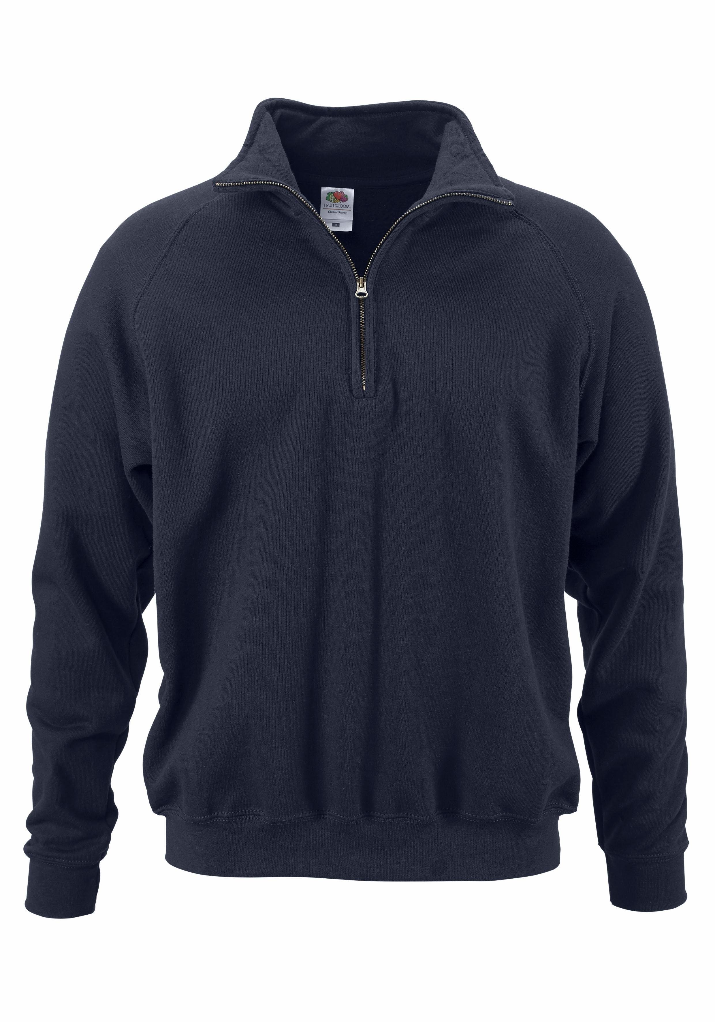 Fruit of the Loom Sweatshirt mit Reißverschluss