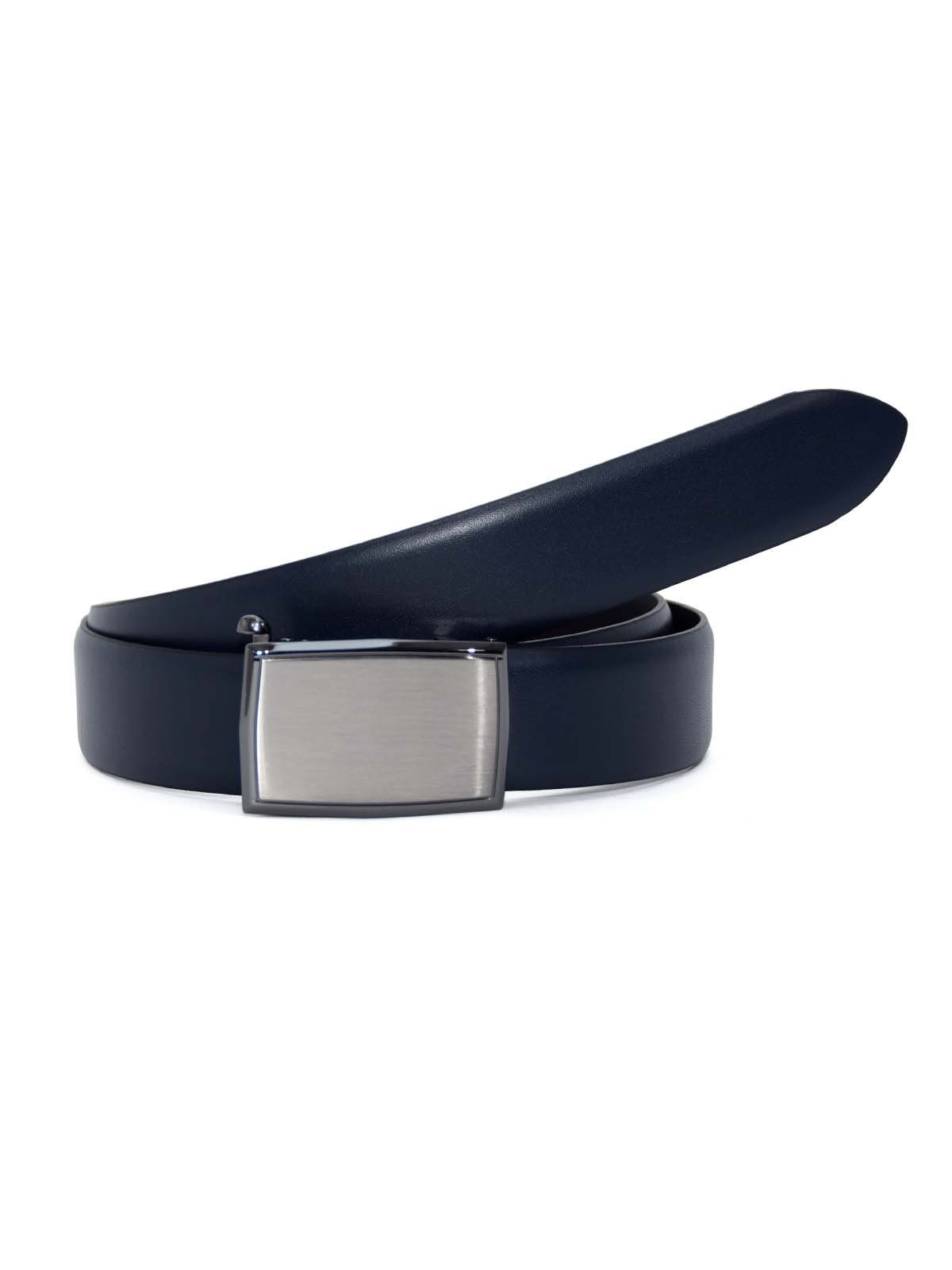 LLOYD Men's Belts Ledergürtel LLOYD-Automatic-Gürtel 35mm, navy, kürzbar,  bombiert