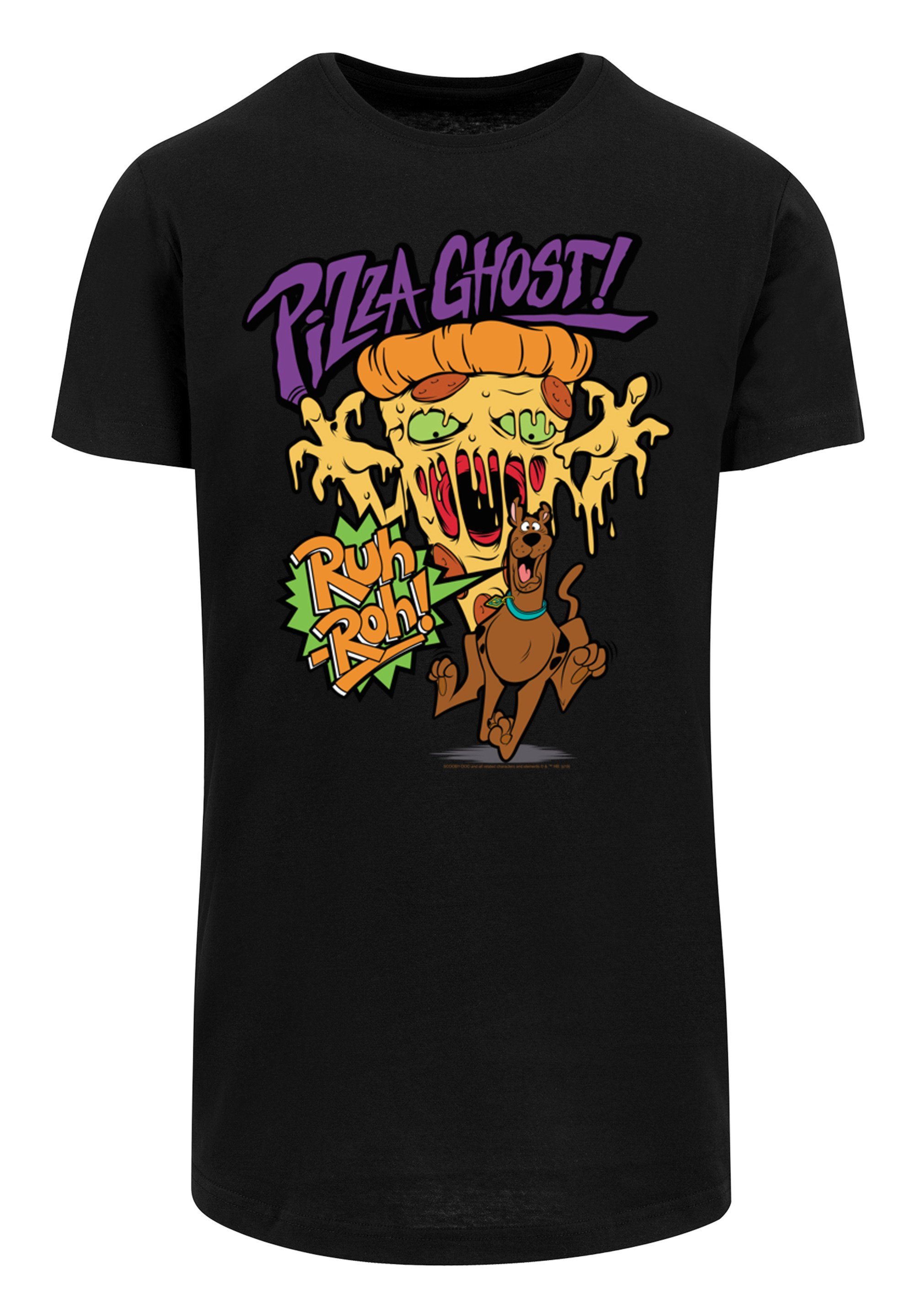 F4NT4STIC Geist Print Scooby schwarz T-Shirt Pizza Ghost Doo