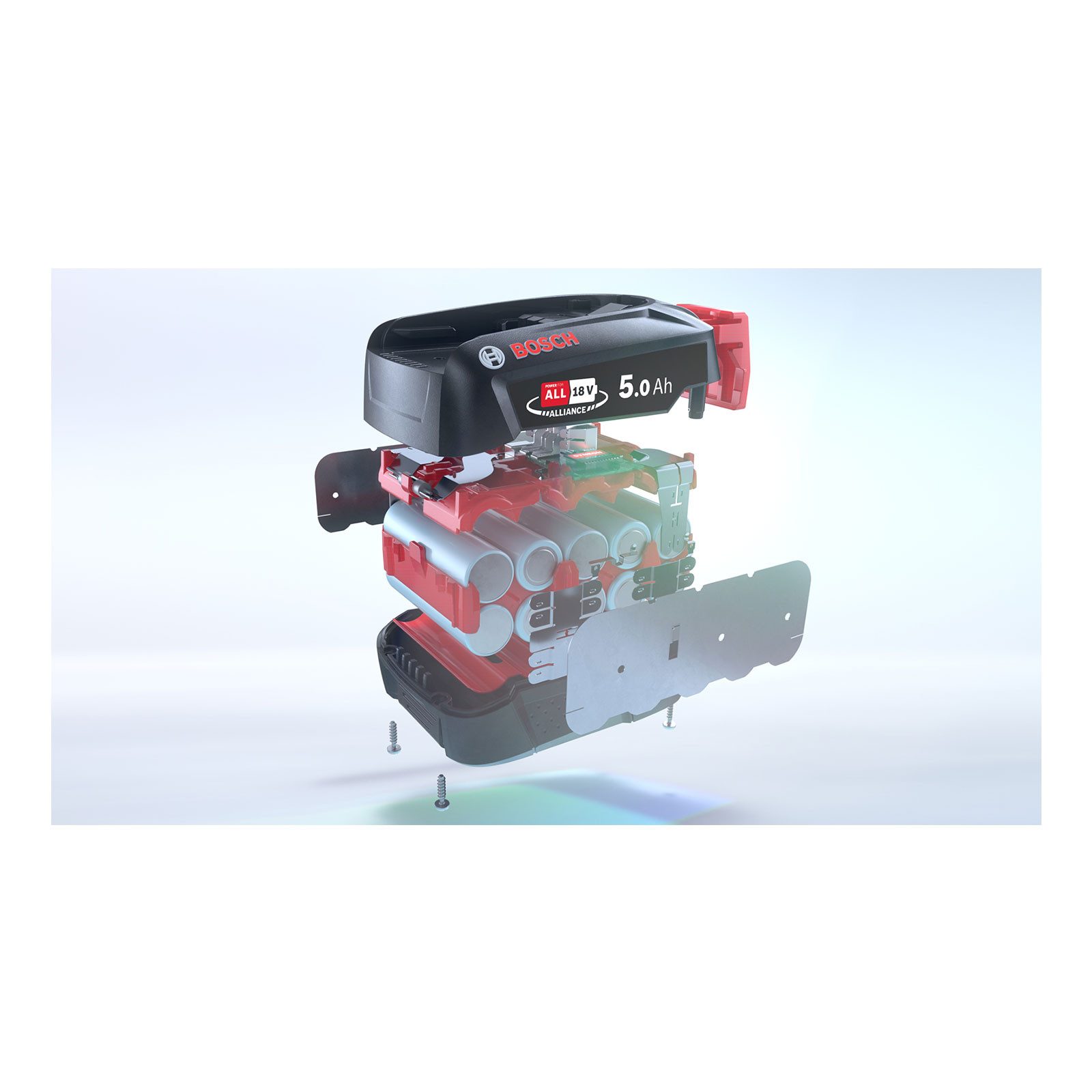 BOSCH Akku-Hand-und Stielstaubsauger BSS825ALL, TurboSpin Motor, 18 V Akku, Auto-Stufe, RotationClean Filterreinigung