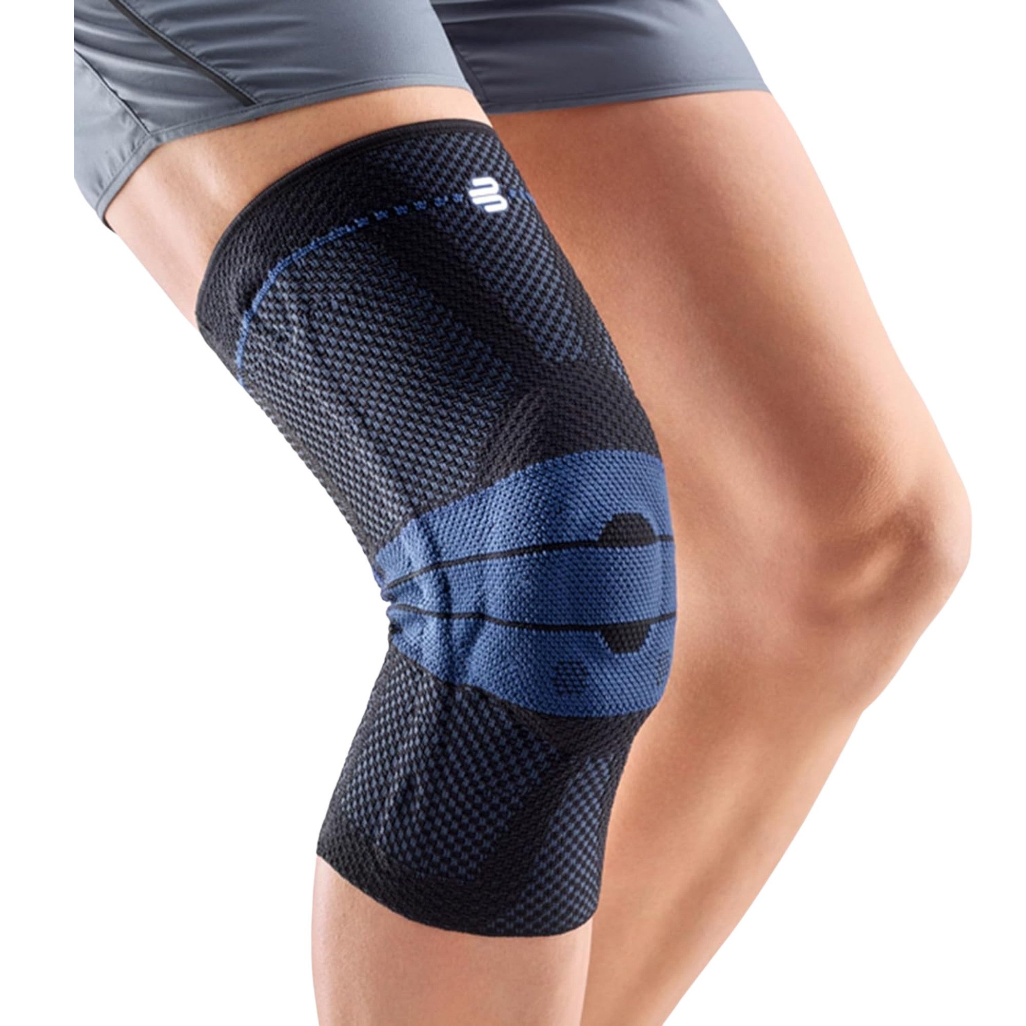 Bauerfeind Kniebandage GenuTrain Unisex mit Silikonrand, Beidseitig tragbar