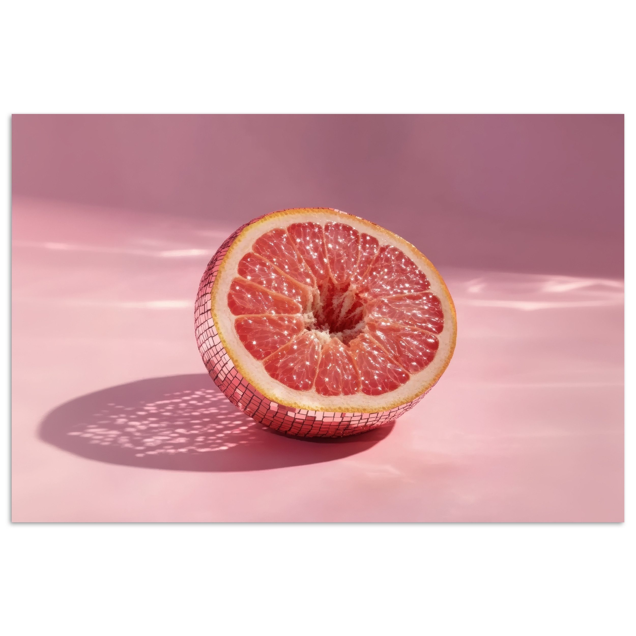 MuchoWow Poster Grapefruit - Rosa - günstig online kaufen