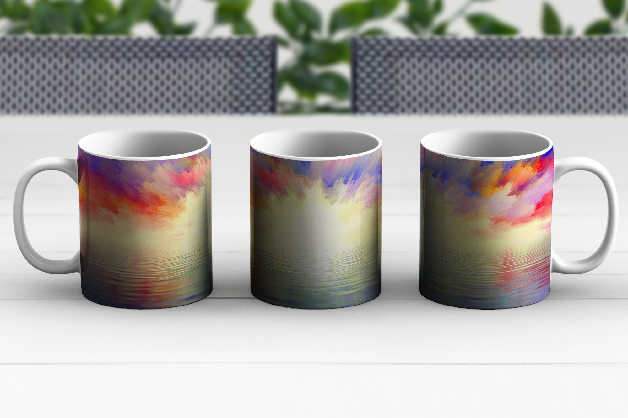 Keramik, Becher, Himmel Geschenk Farben Tasse MuchoWow - Kaffeetassen, Teetasse, - Sommer, Teetasse,