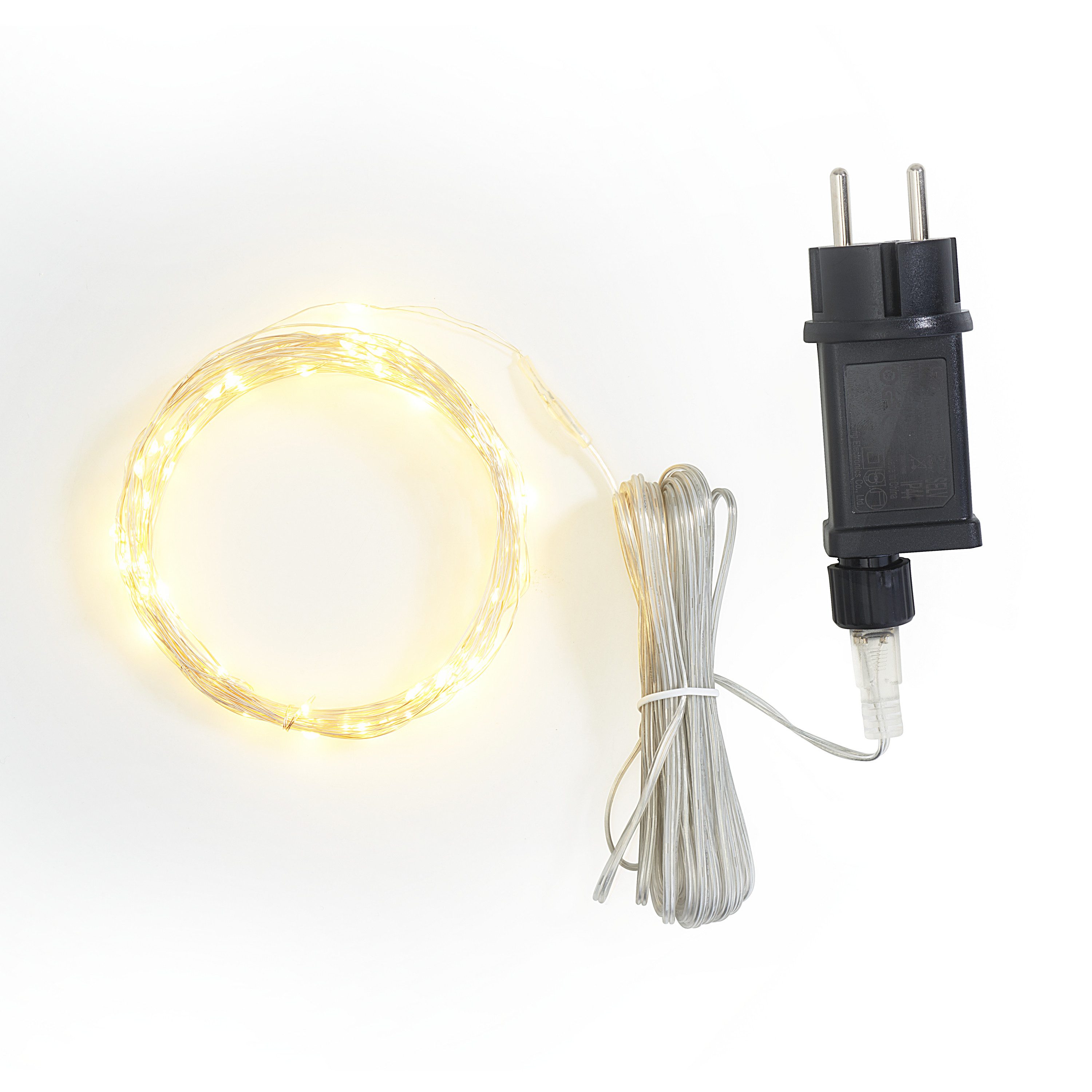 VBS Lichterkette Micro LED, 100 LED´s, für Außen