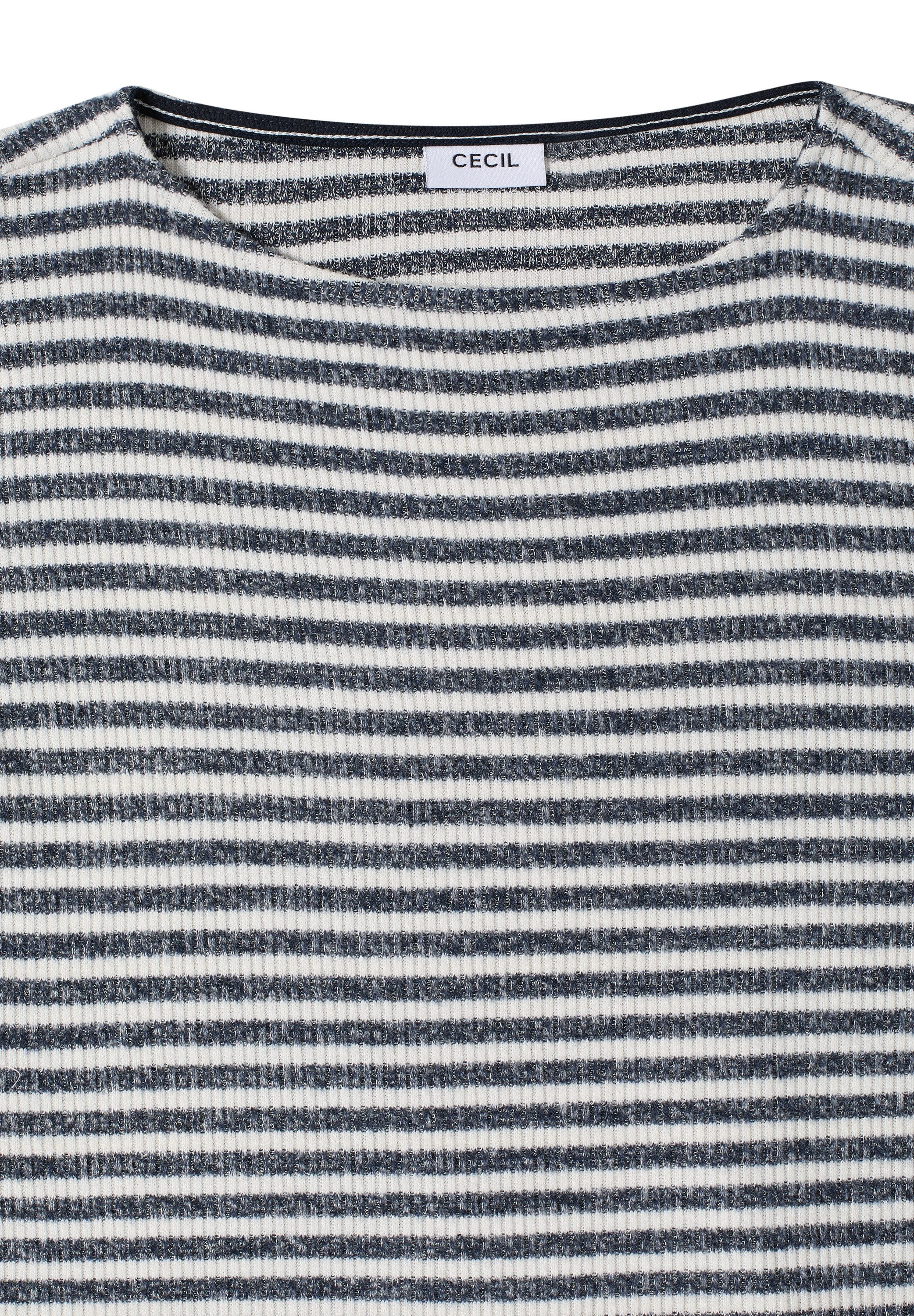 CECIL Langarmshirt mit U-Boot-Ausschnitt