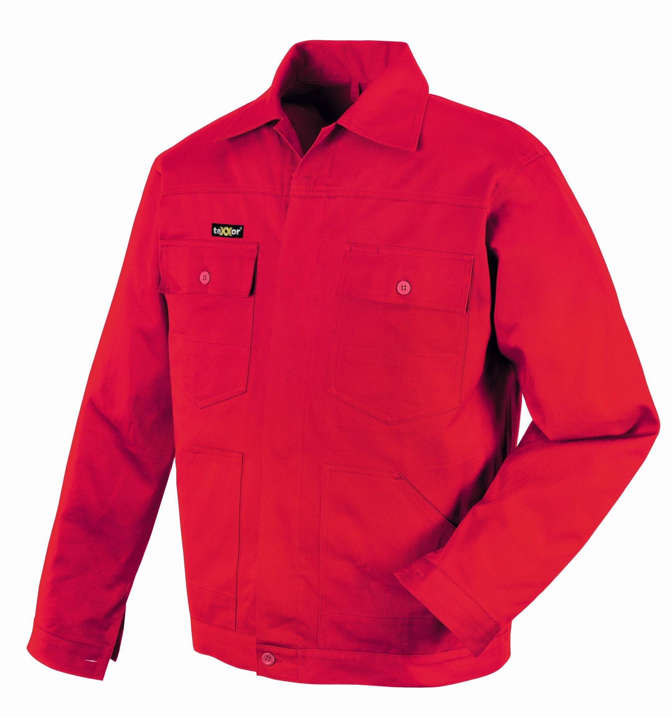 TRIZERATOP Arbeitsjacke Bundjacke (290 g/m) rot Größe S