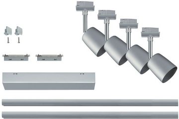 Paulmann Schienensystem-Sets URail Set Cover Chrom matt GU11 max. 4x10W, 220 cm, (1-tlg), GU10