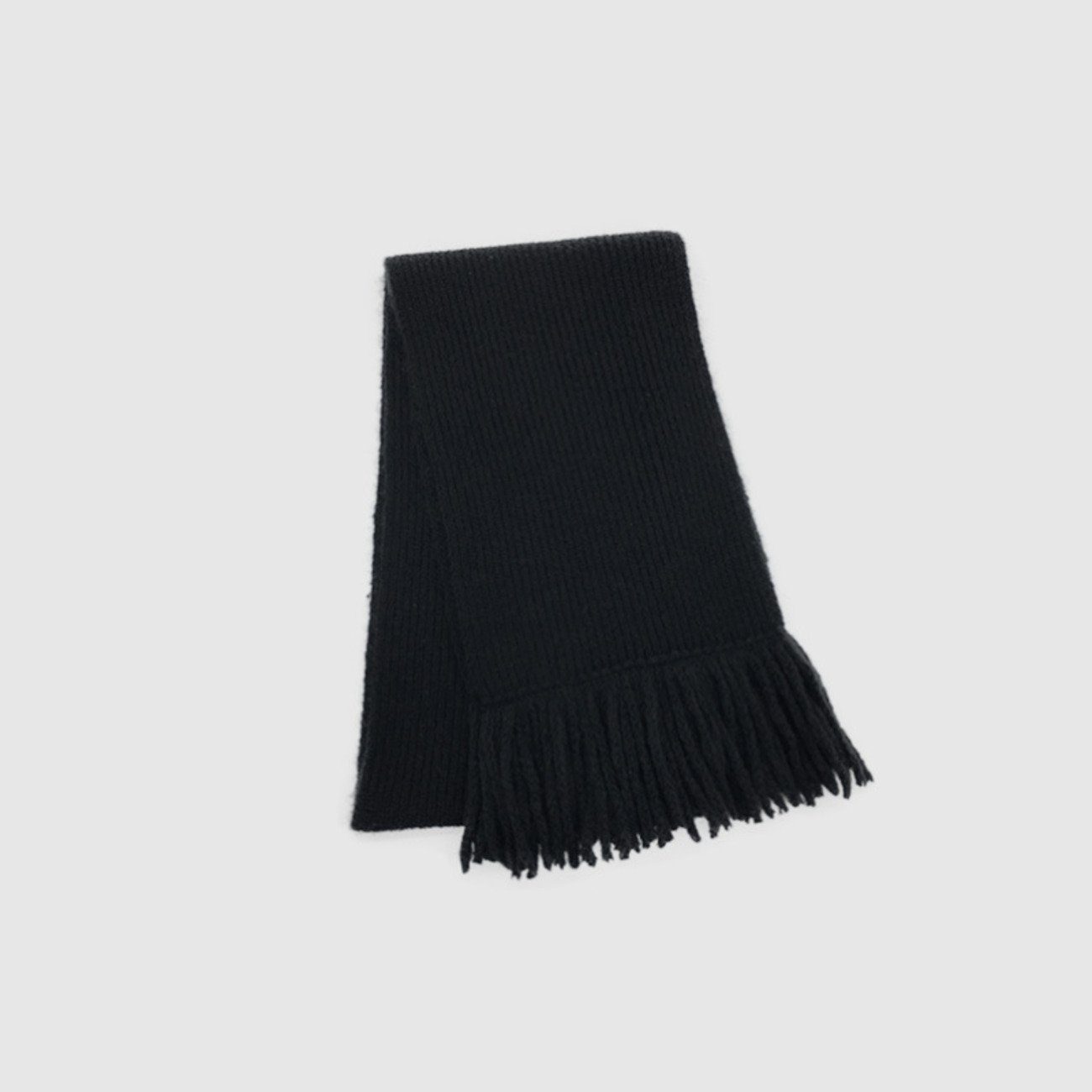 Union Reisen Modeschal Einfarbiger Strickschal für Damen im Winter, (1-St) schwarz
