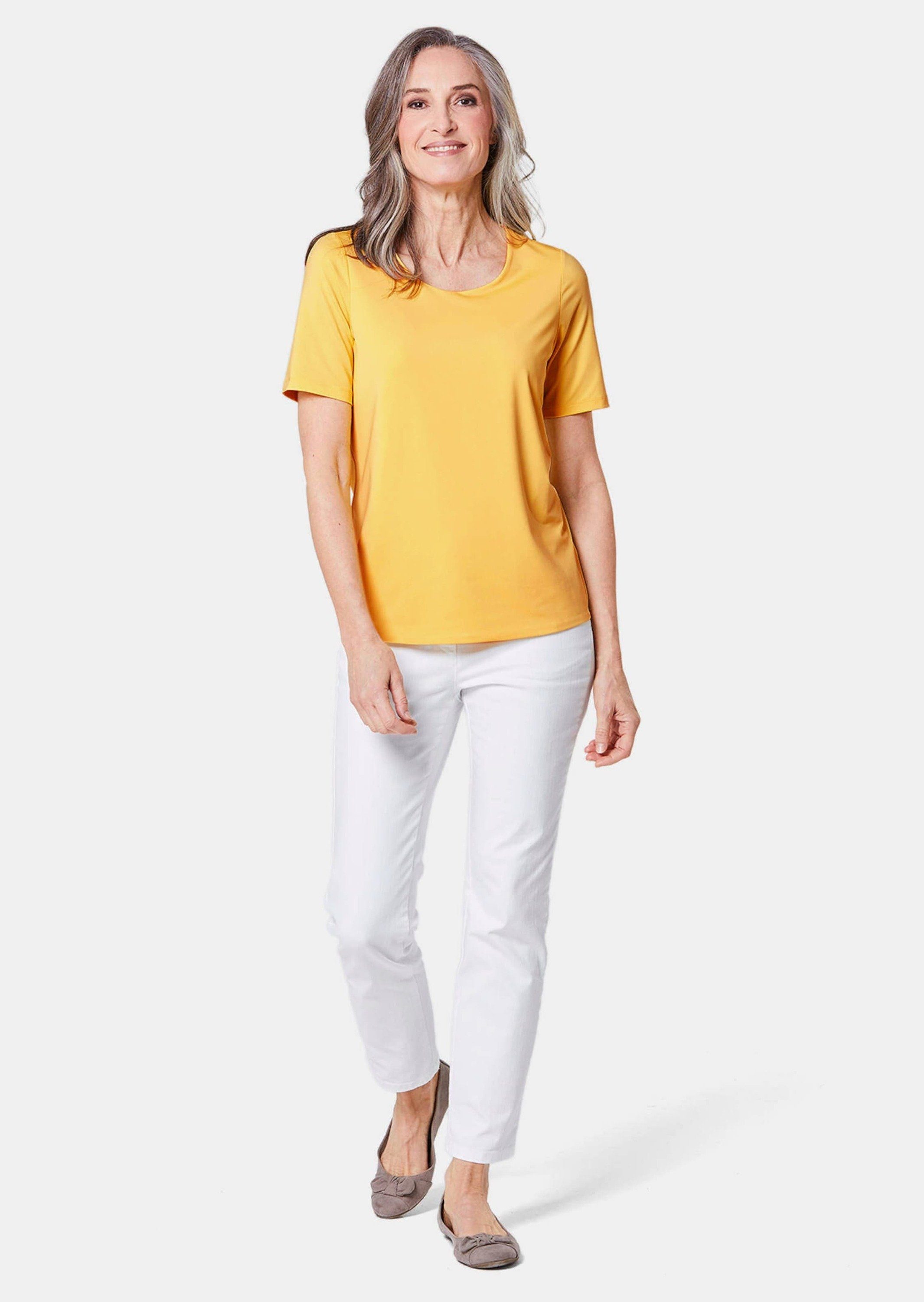 GOLDNER T-Shirt Gepflegtes Shirt in formstabiler günstig online kaufen
