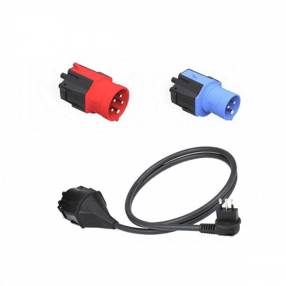 NRGkick NRGkick Steckeraufsatz Set Standard (IT) - Steckeraufsatz. Elektro-Kabel, IT, Steckeraufsatz, Robuste und langlebige Bauweise