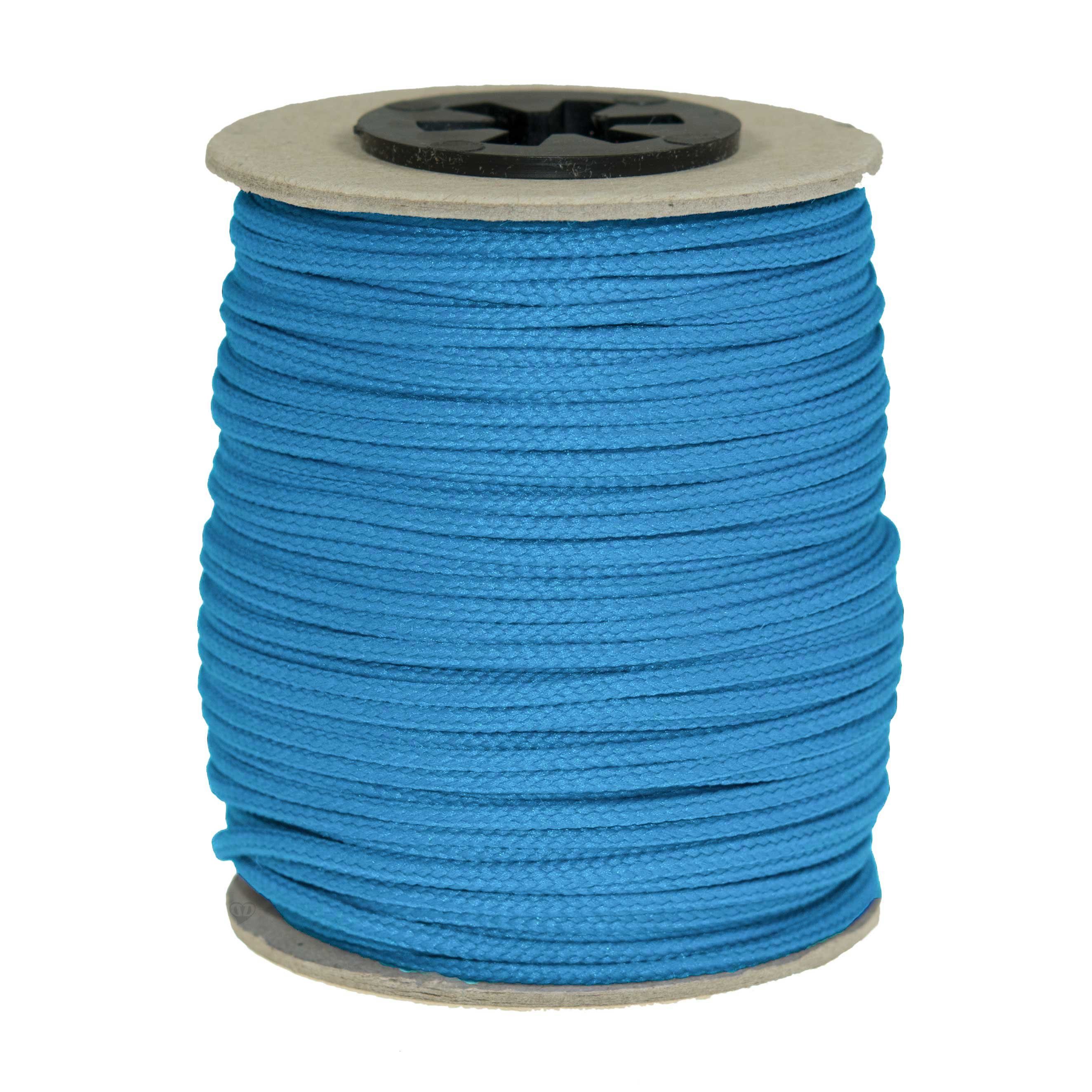 Kordel 50 Meter Polyesterschnur / Flechtschnur 2mm - 8-fach geflochten!