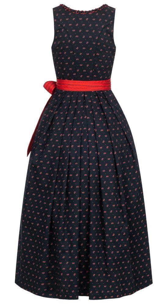Nübler Dirndl Dirndl lang Thea in Schwarz von Nübler günstig online kaufen