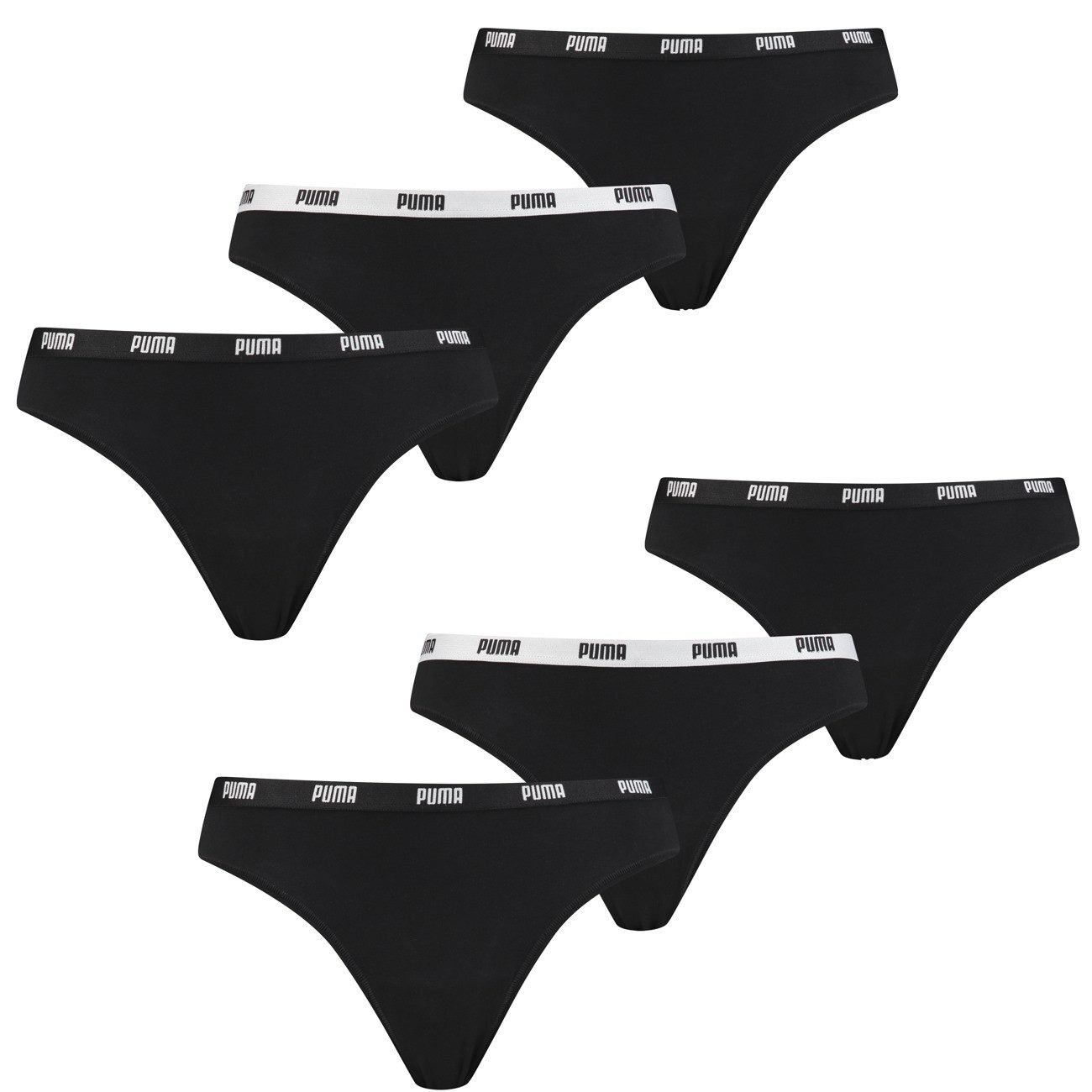 String Puma Damen String im 6-er Pack