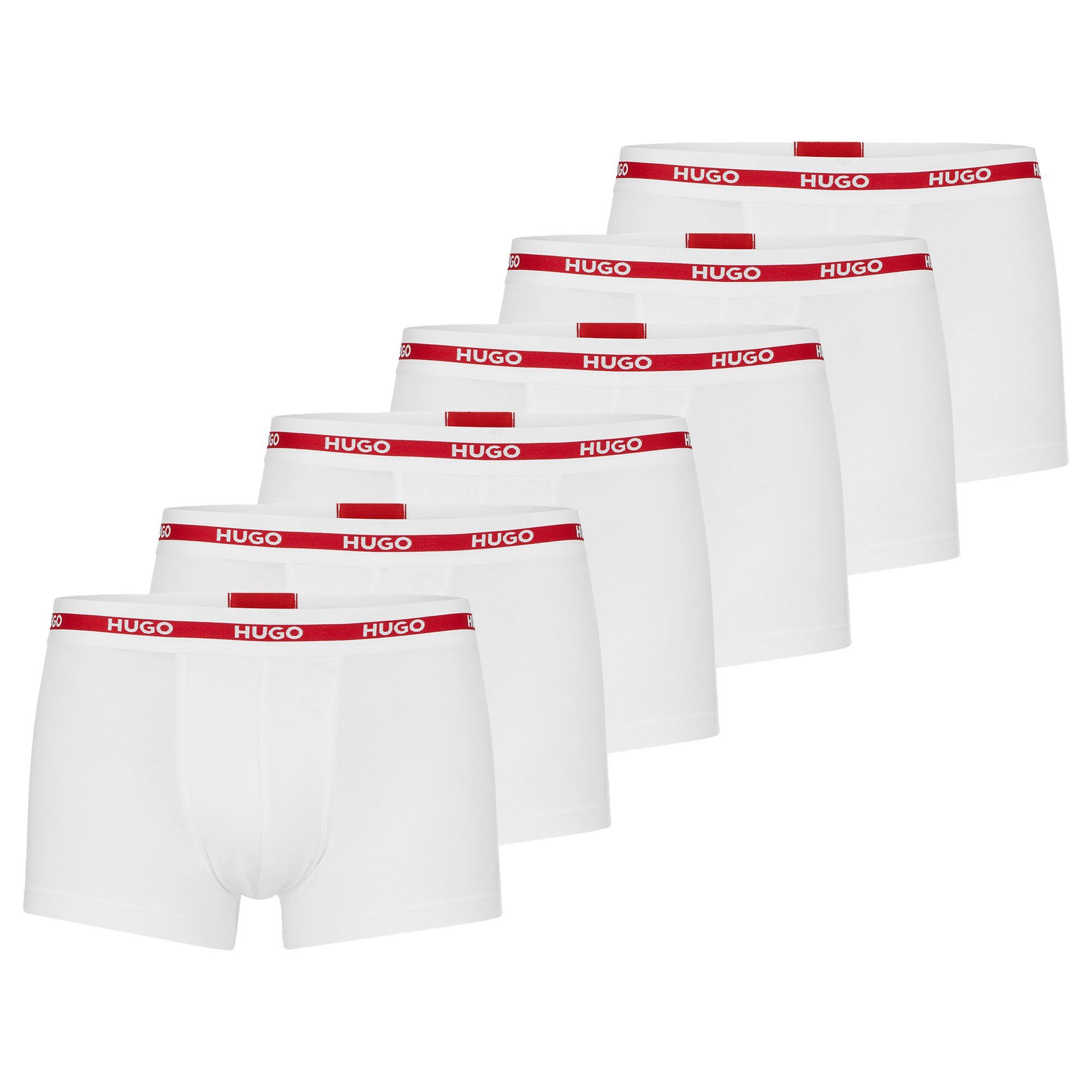 HUGO Boxer Herren Boxershort 6er Pack Baumwolle (Packung, 6er Pack) günstig online kaufen