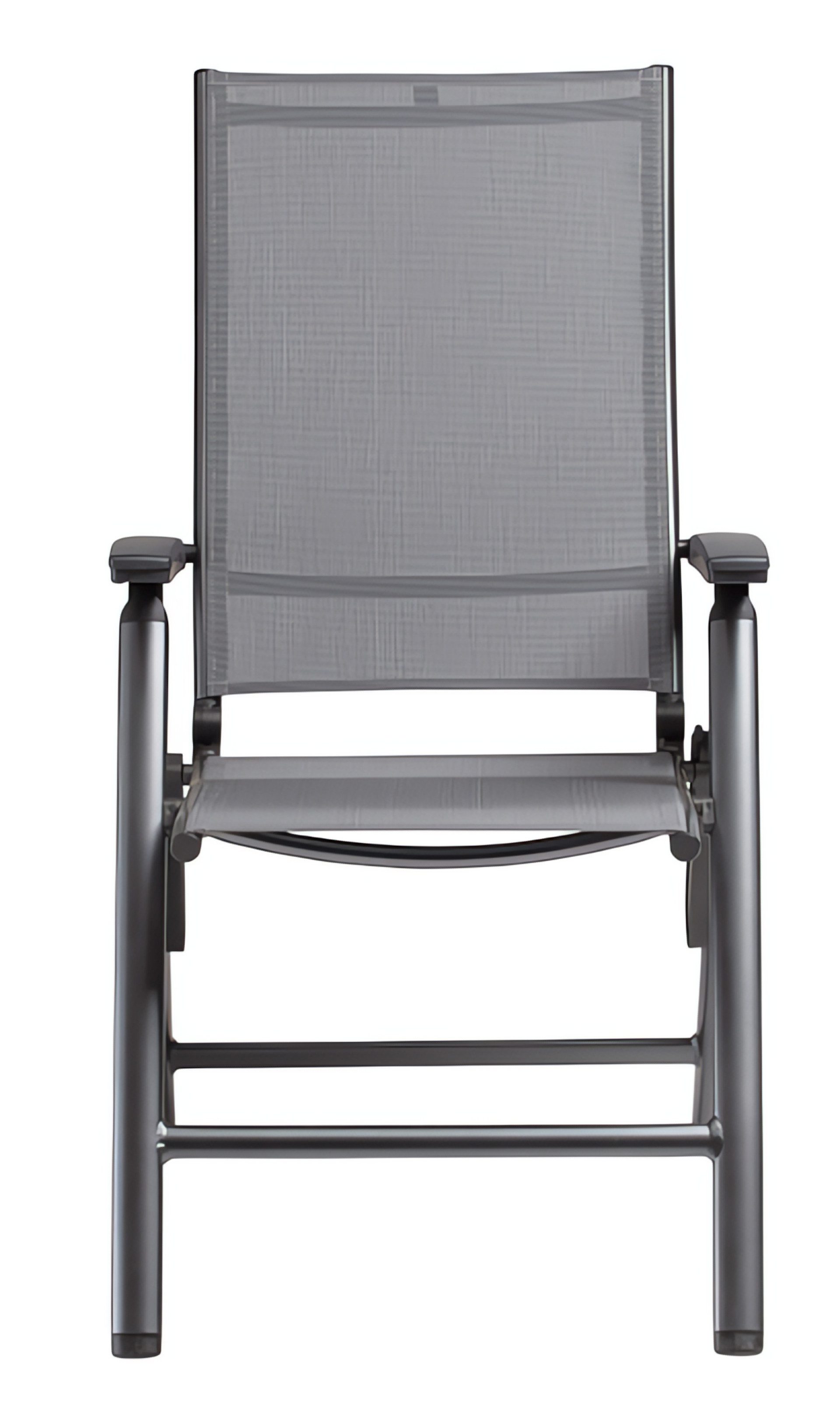 KETTLER Gartenstuhl CIRRUS Silver-Line Multiposi.-Sessel anthr. / anthr.-grau, 10cm höher
