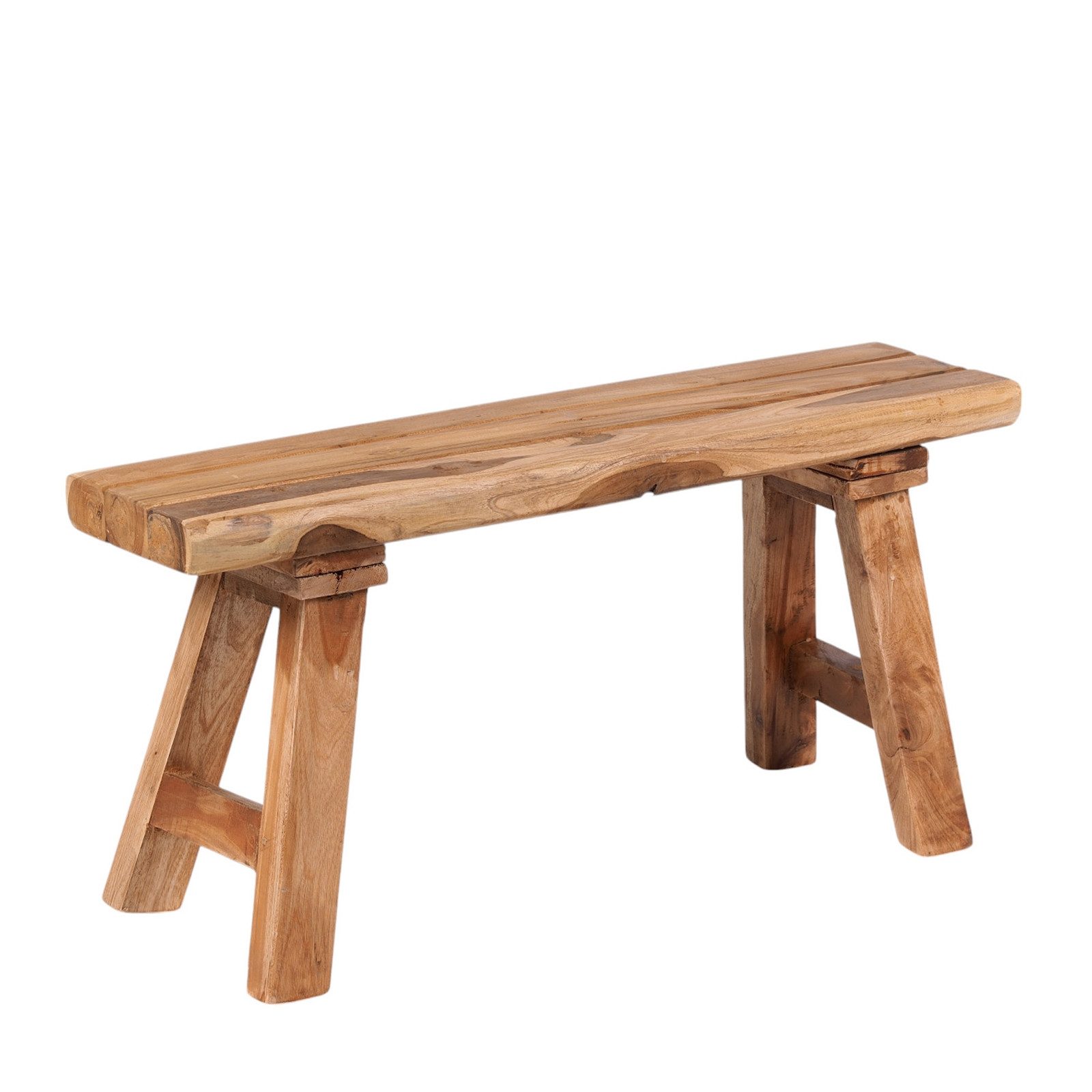 CREEDWOOD Sitzbank SITZBANK "PALMA", Massivholz, 84cm, Flurbank, Blumenbank natur