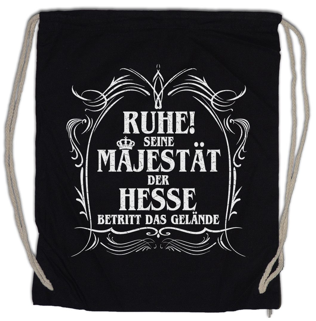 Urban Backwoods Turnbeutel Seine Majestät Der Hesse Turnbeutel Äppler Apfelwein Hessen Fun Spaß (1-tlg), Frankfurt Lustig Geschenk