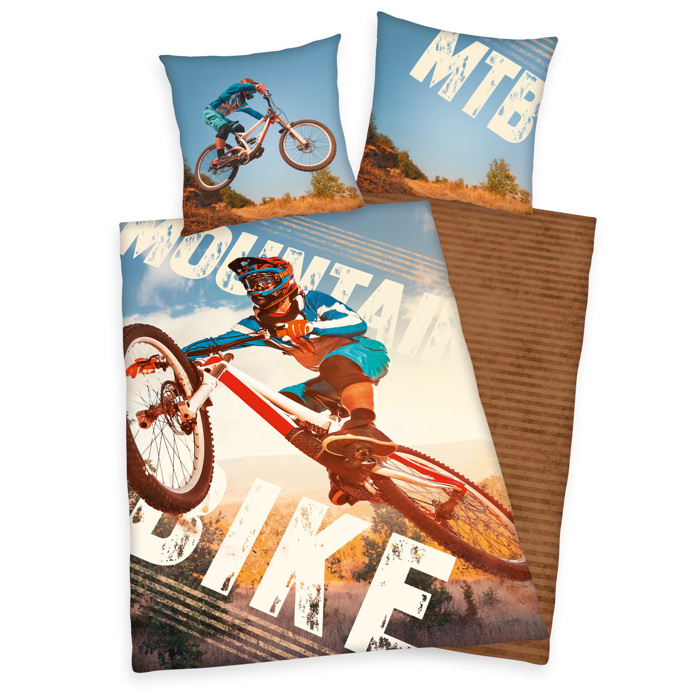 Herding Young Collection Bettwäsche Mountainbike Bettwäsche mit Marken-RV / günstig online kaufen
