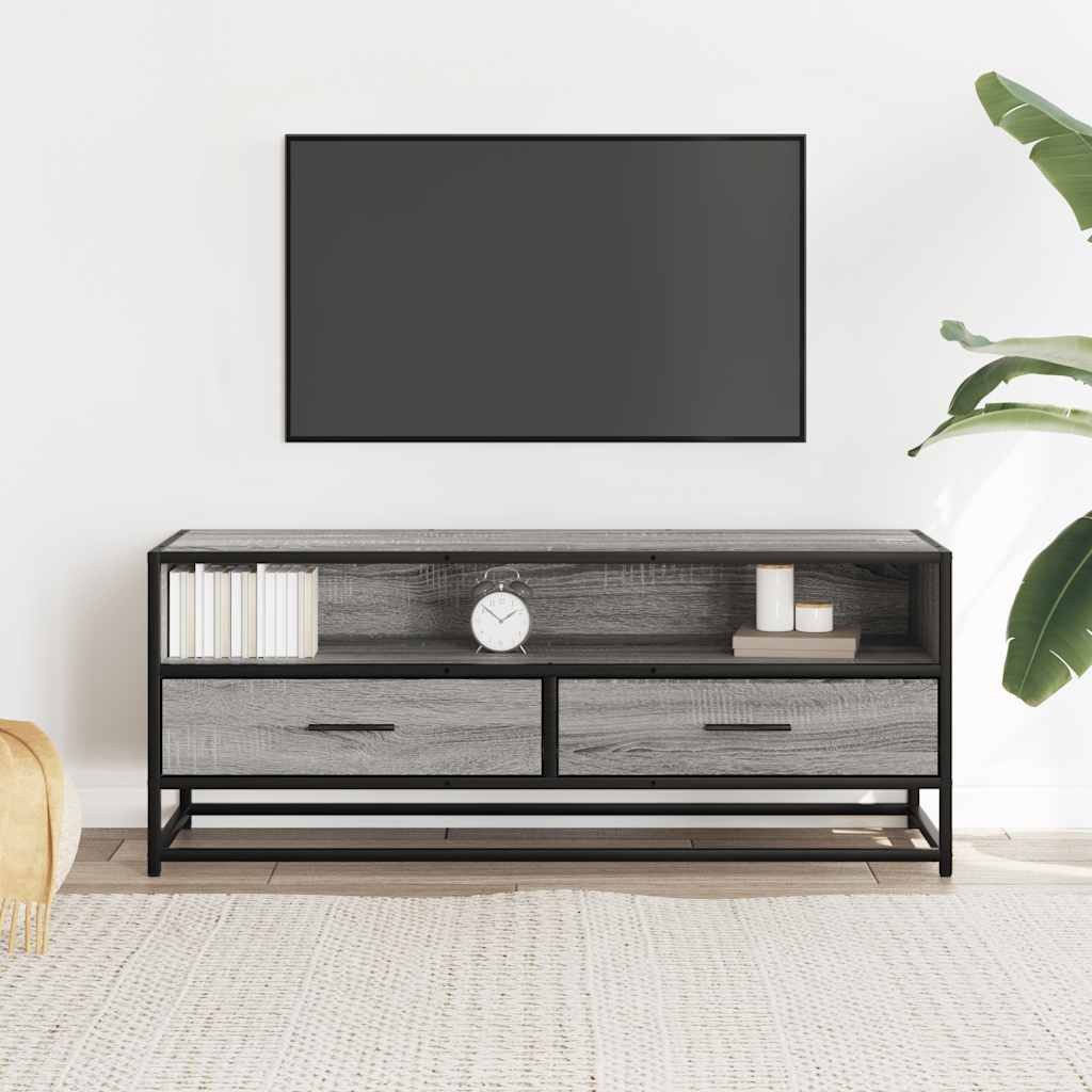 vidaXL TV-Schrank TV-Schrank Grau Sonoma 100x34,5x40 günstig online kaufen