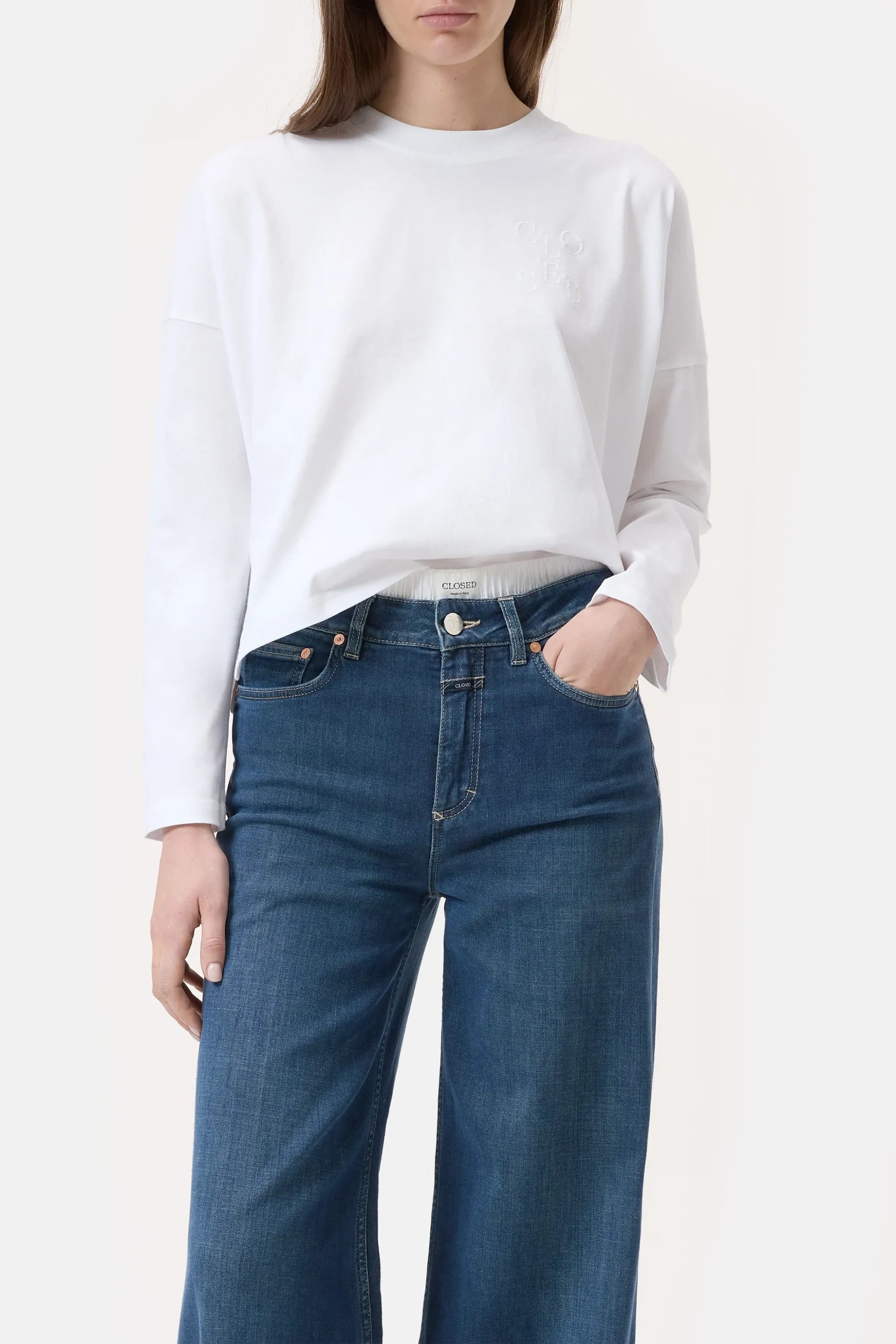 Kurzarmhemd Basic Langarmshirt - Relaxed Fit