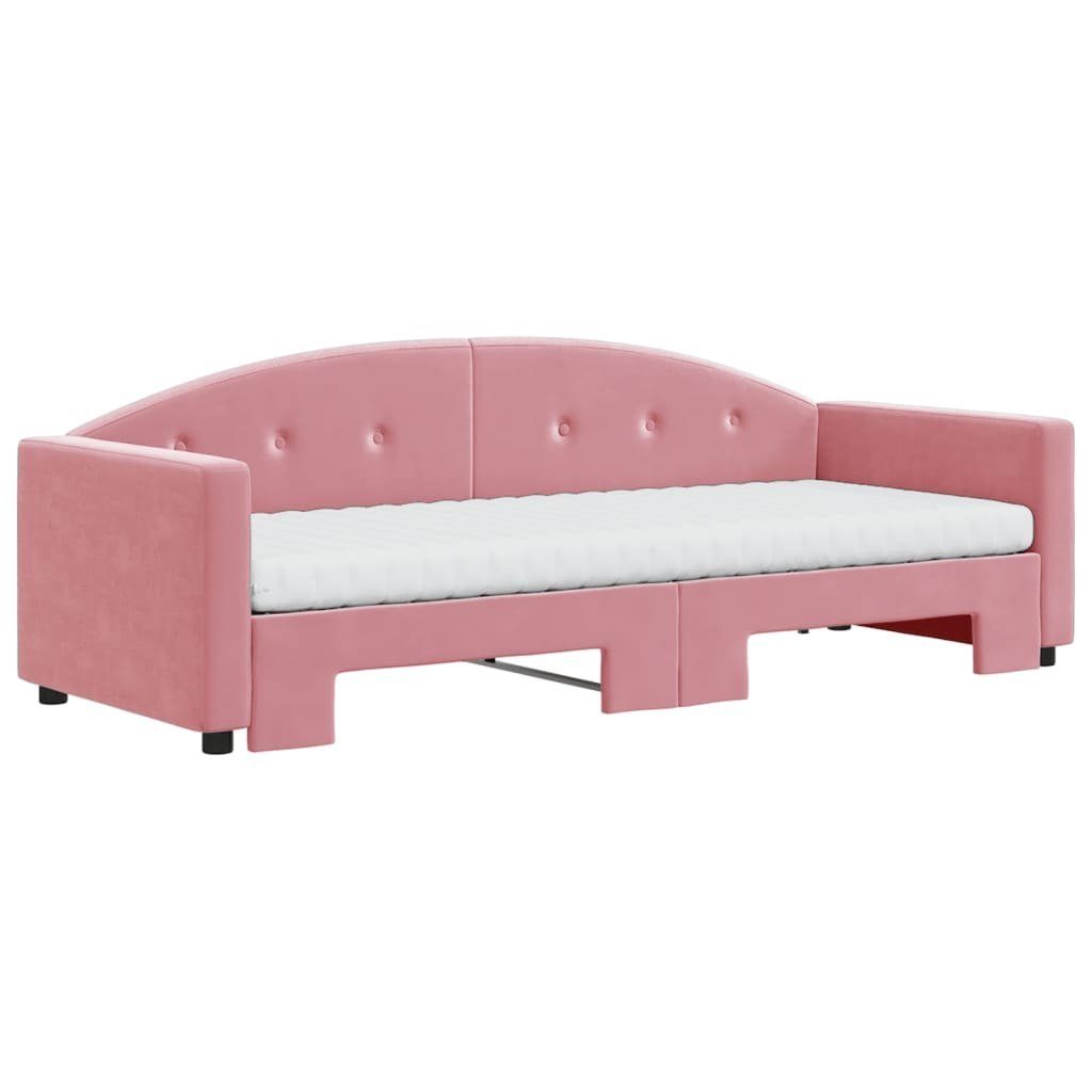 vidaXL Bett Tagesbett Ausziehbar mit Matratzen günstig online kaufen