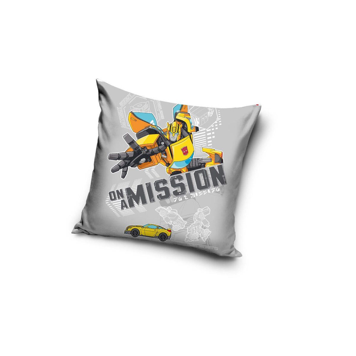 Transformers Kissenbezug Transformers Kissenbezug 40x40cm – Mission Samt Design