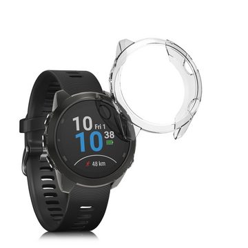 kwmobile Smartwatch-Hülle 2x Schutzhülle für Garmin Forerunner 245 / 245 Music, Fitness Tracker Gehäuse Hülle klar