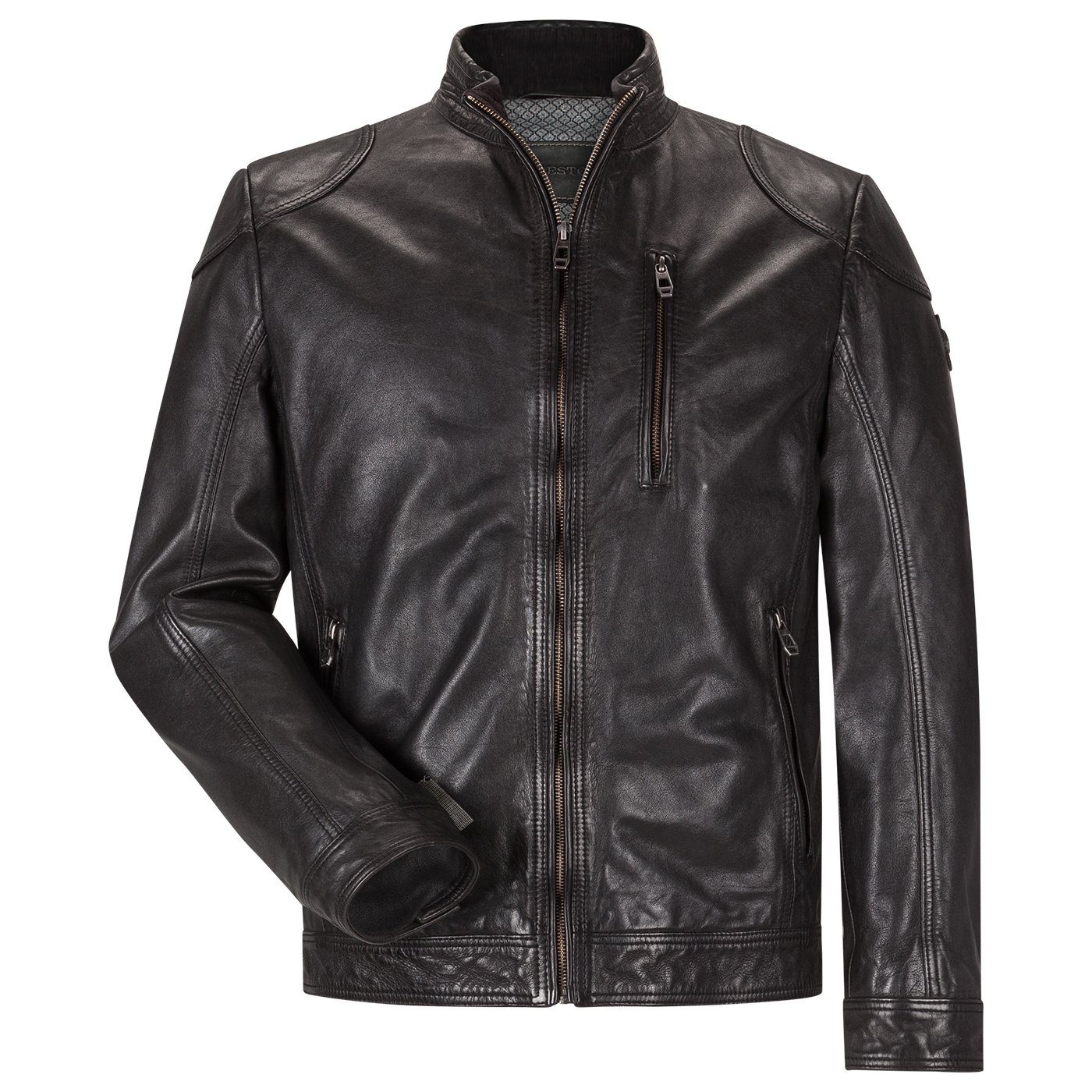 Milestone Lederjacke MS-Pepino gefüttert aus Lammnappa günstig online kaufen