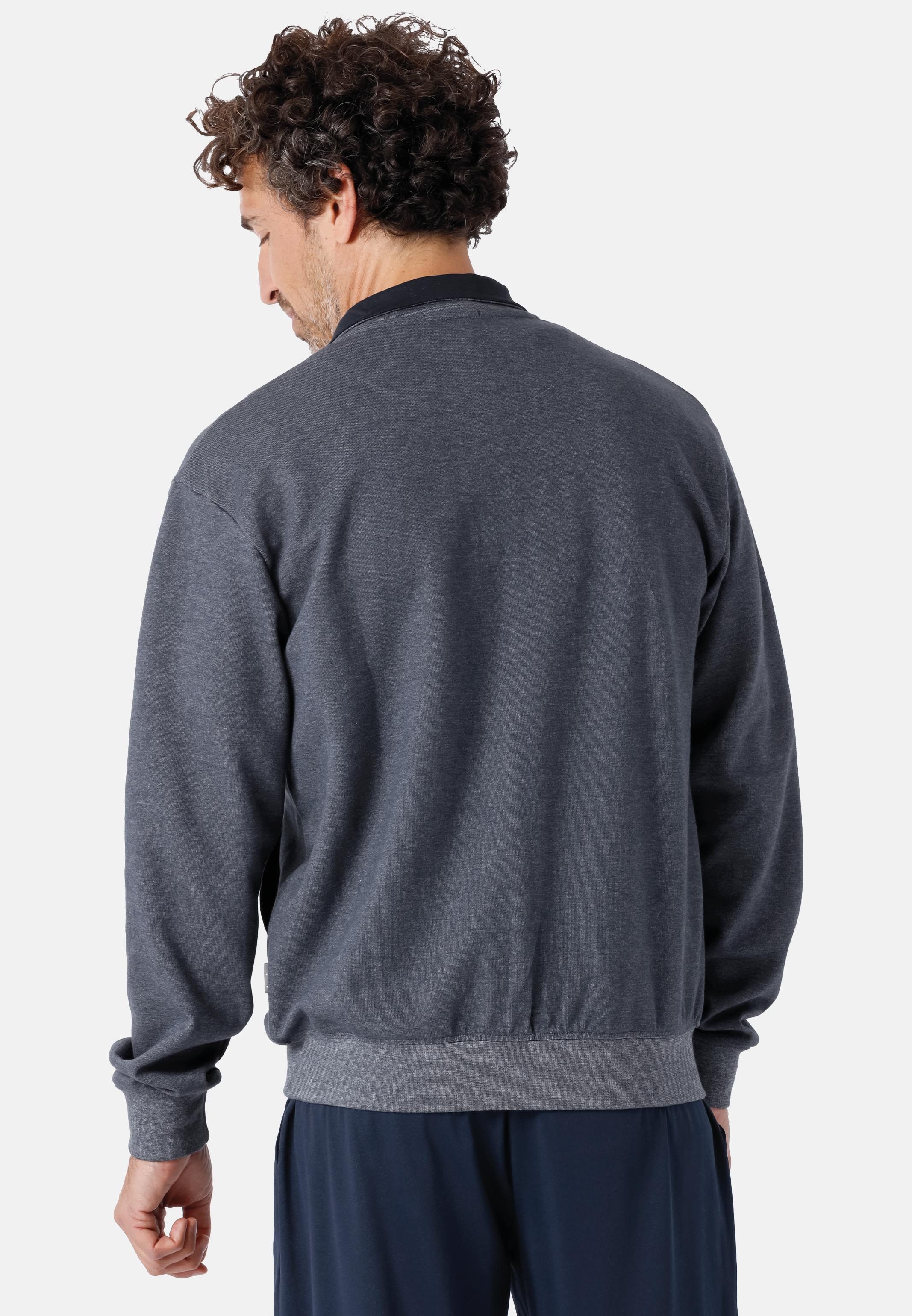 Hajo Sweatjacke Soft Sweat (1-tlg) Sweatjacke - Baumwolle - Atmungsaktiv - Mit Reißverschluss