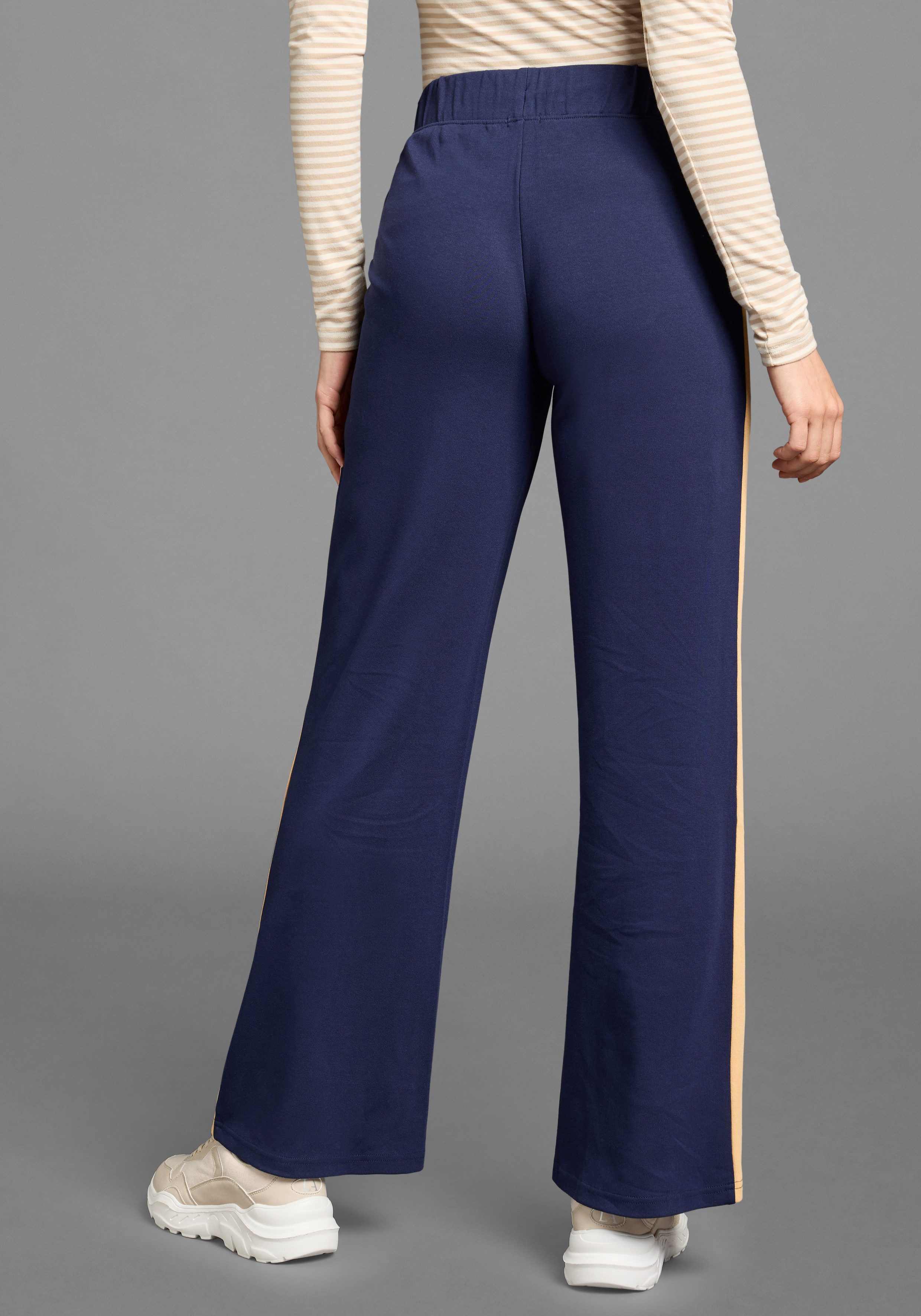 Laura Scott Jerseyhose ausgestellte Passform, innenliegender Gummizug am Bu günstig online kaufen