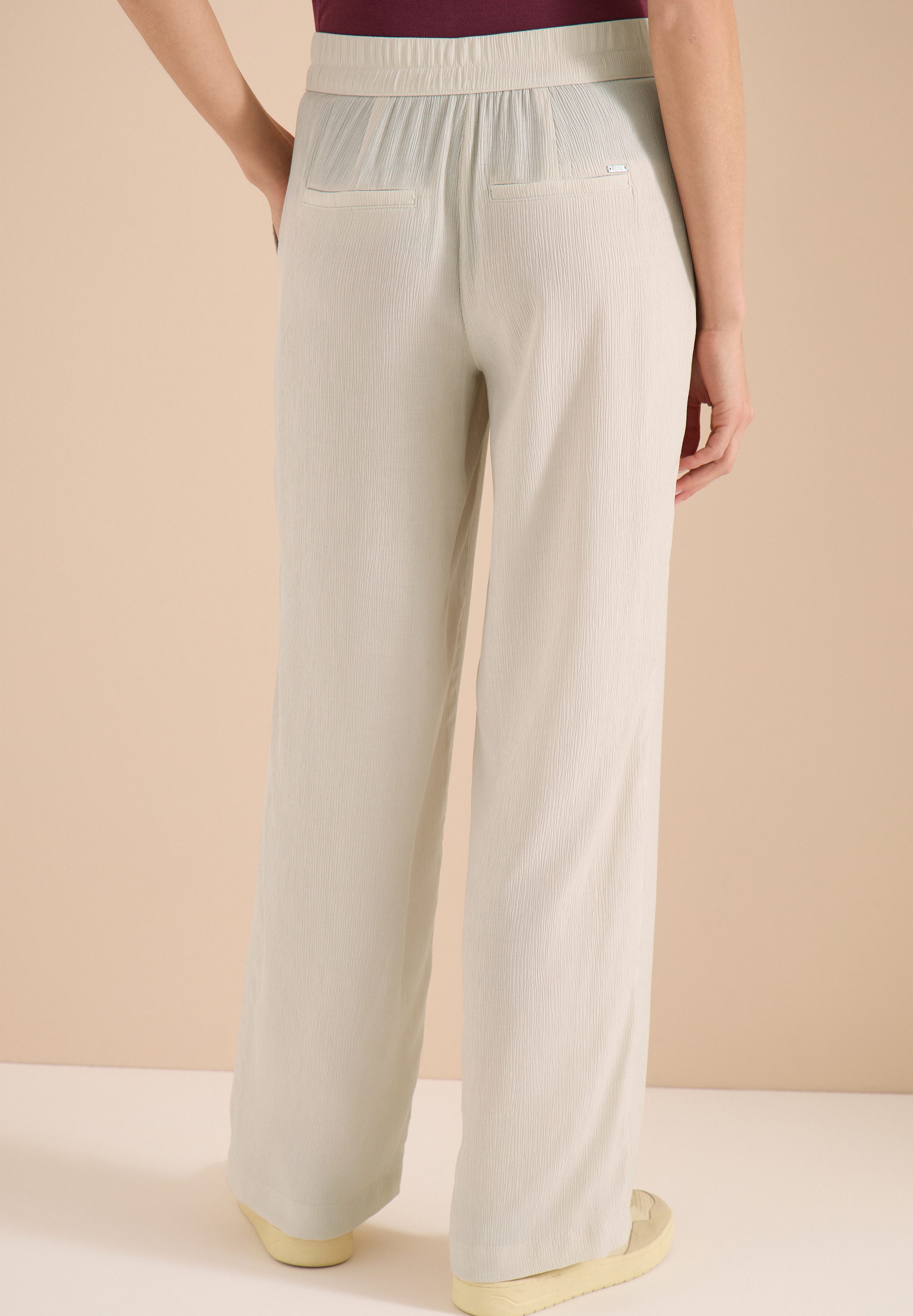 CECIL Stoffhose Style Neele Sommerhose in Struktur-Optik