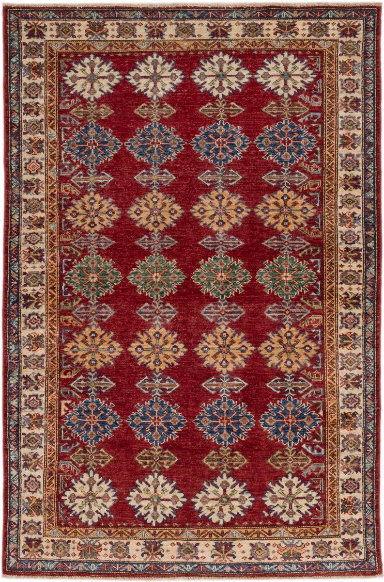 Orientteppich Super Kazak 123x188 rechteckig, Orientteppich, Höhe: 5 mm Trading, Nain Handgeknüpfter