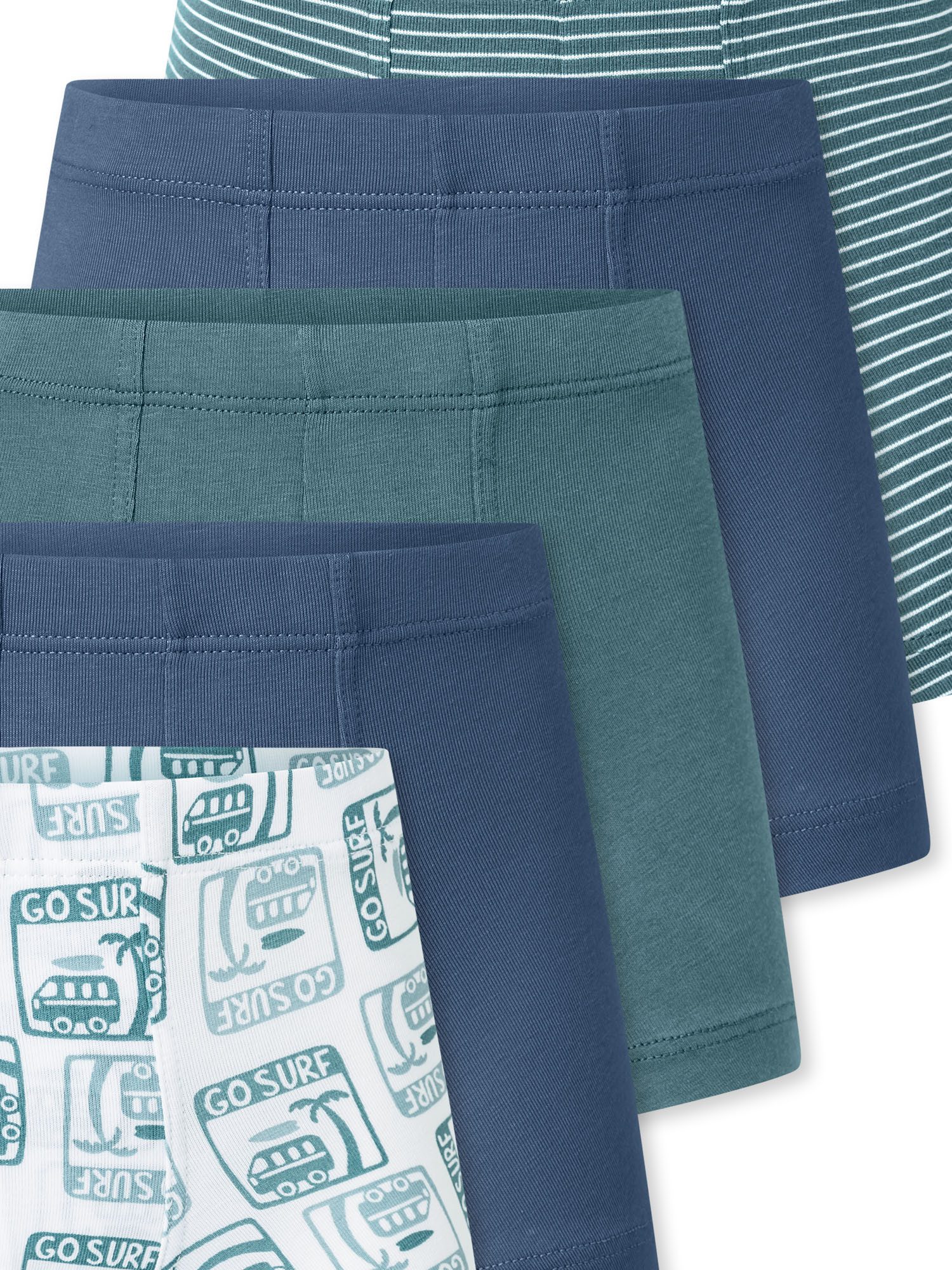 Schiesser Trunk 955 (5-St) Unterhose, Unterwäsche, Boxer Trunk