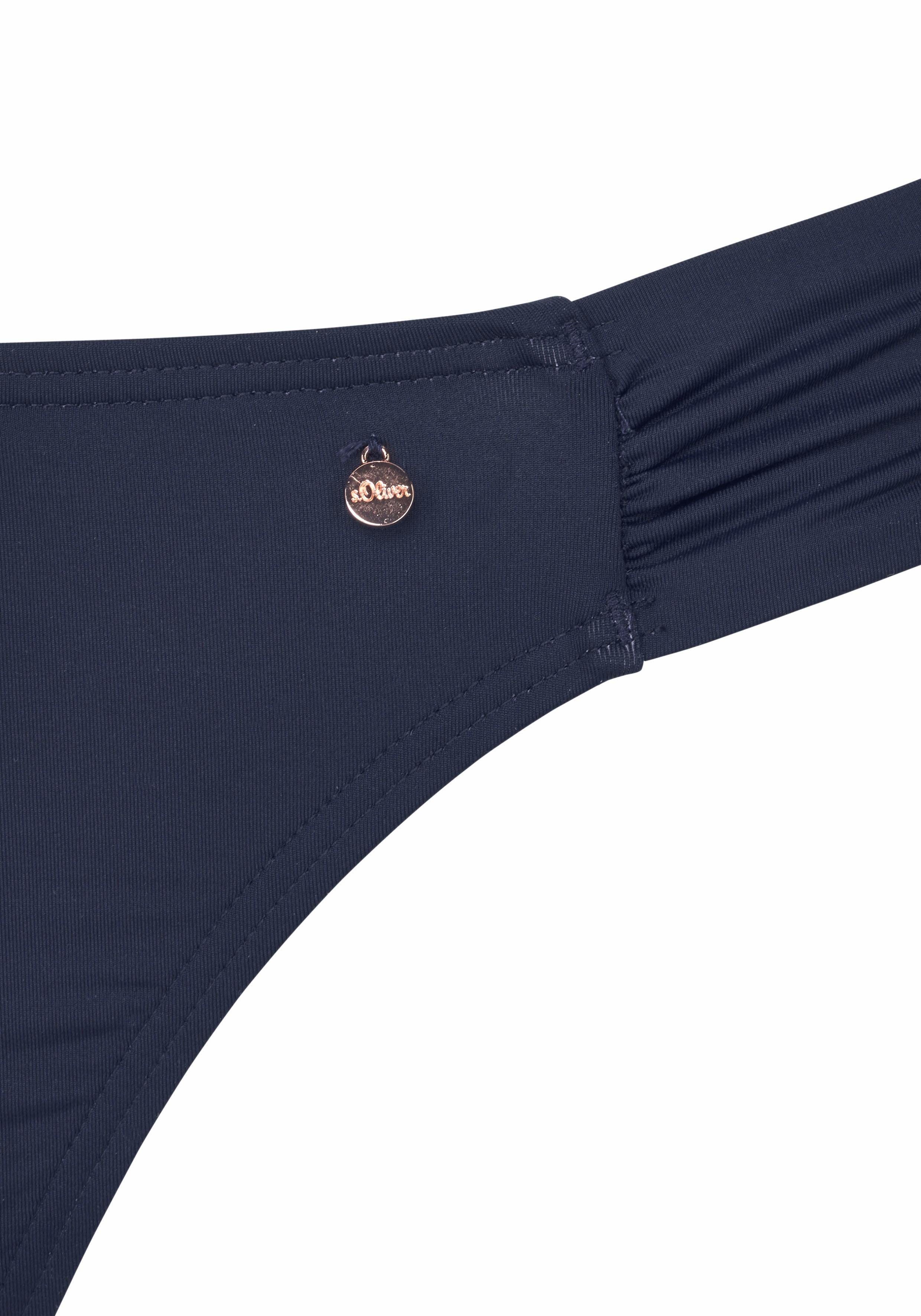 s.Oliver Bügel-Bandeau-Bikini mit Raffung