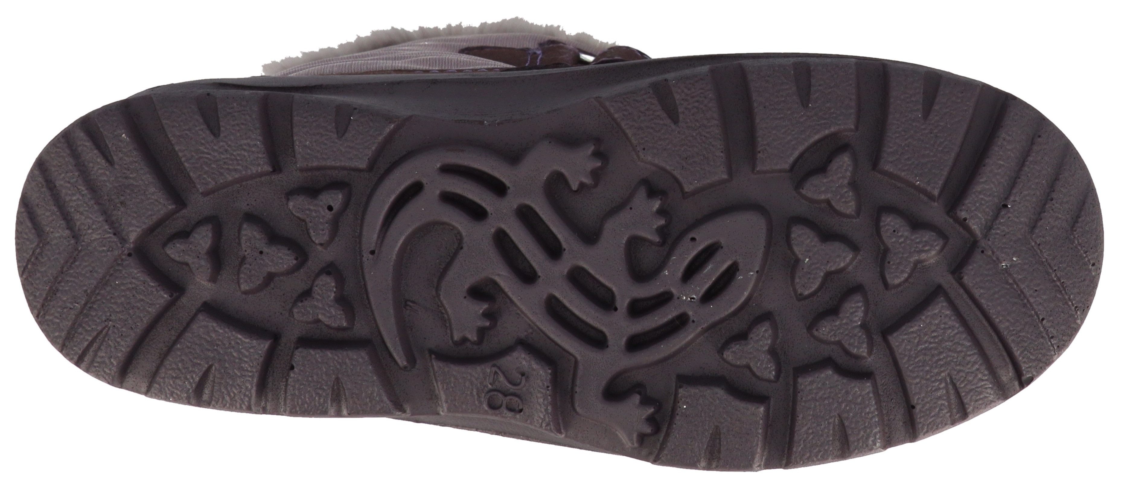 Lurchi Kanani-SYMPATEX Blinkschuh Winterstiefel Winterboots mit Blinkfunktion, Größenschablone zum Download