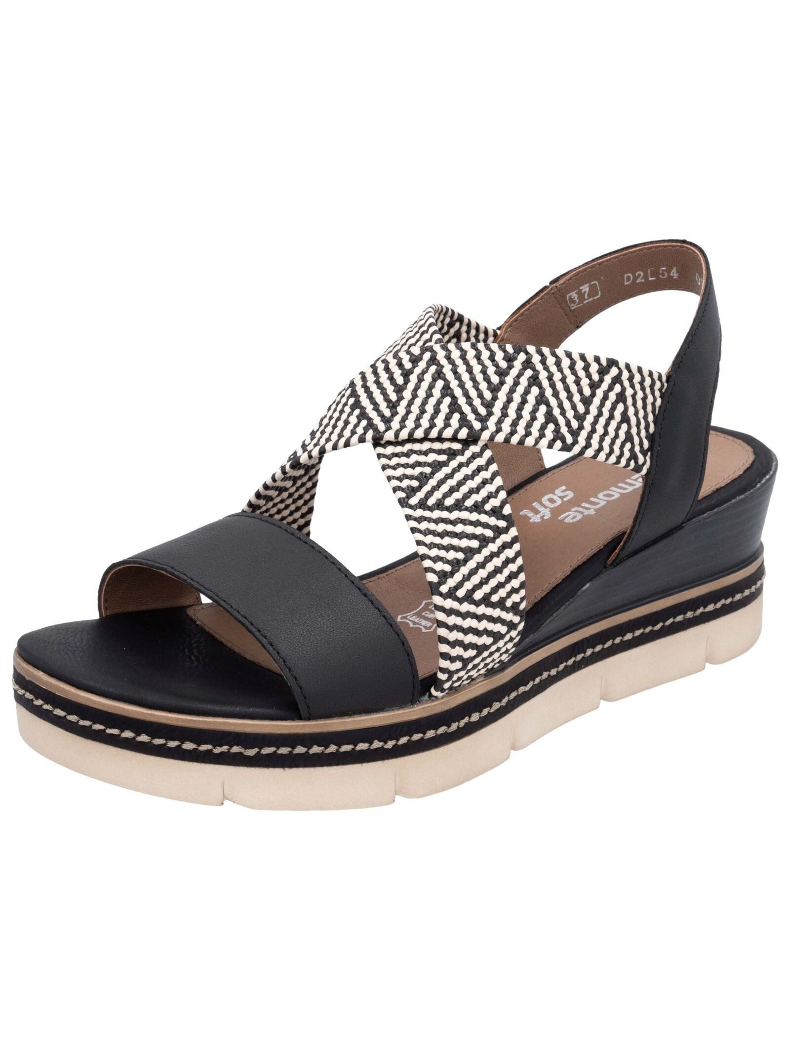 Remonte Sandalen Leder Keilsandalette günstig online kaufen