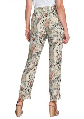 GOLDNER Stoffhose Attraktive Druckhose Louisa mit weichem Fall