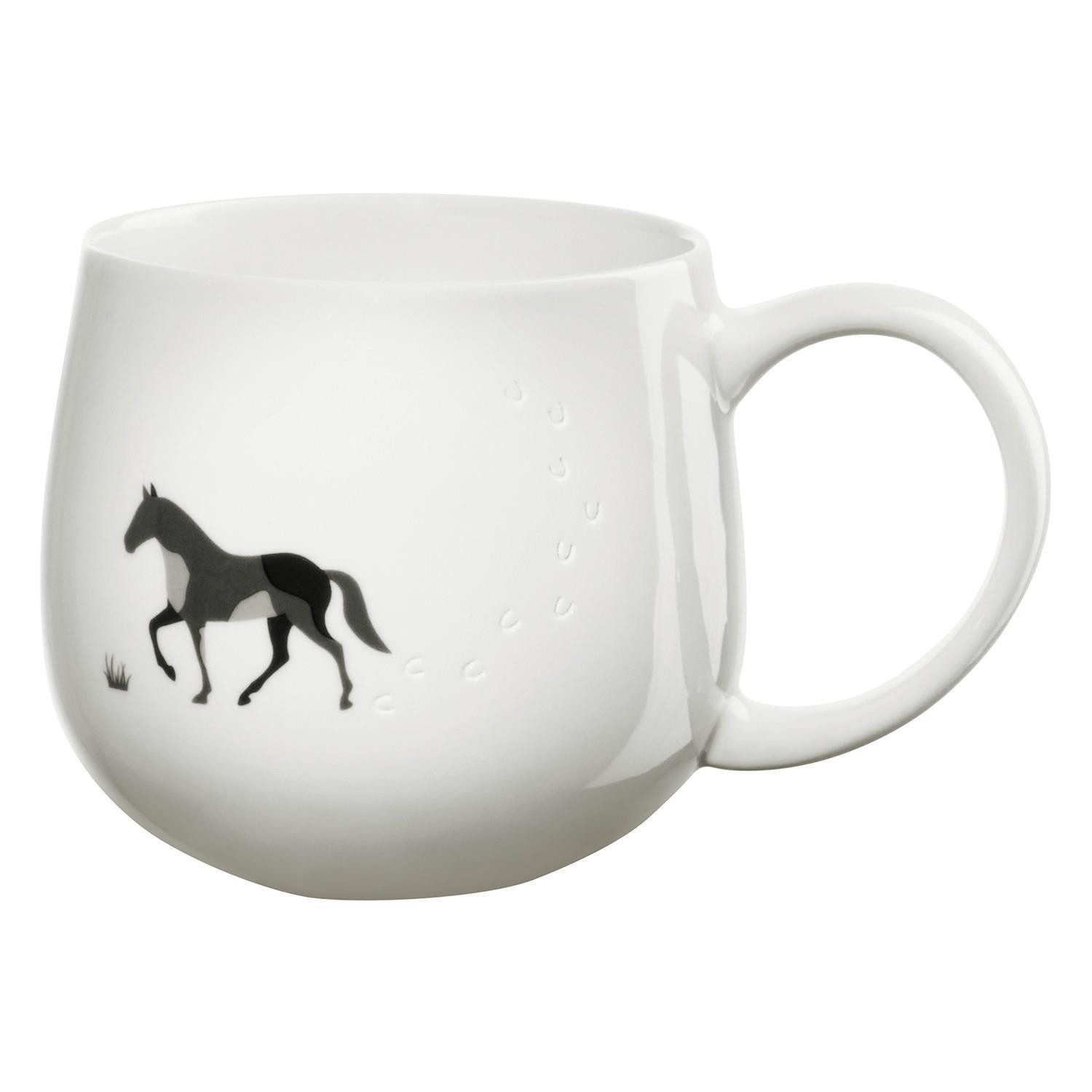 Tasse Kaffeetasse MAGU, 250 ml, Weiß, Schwarz