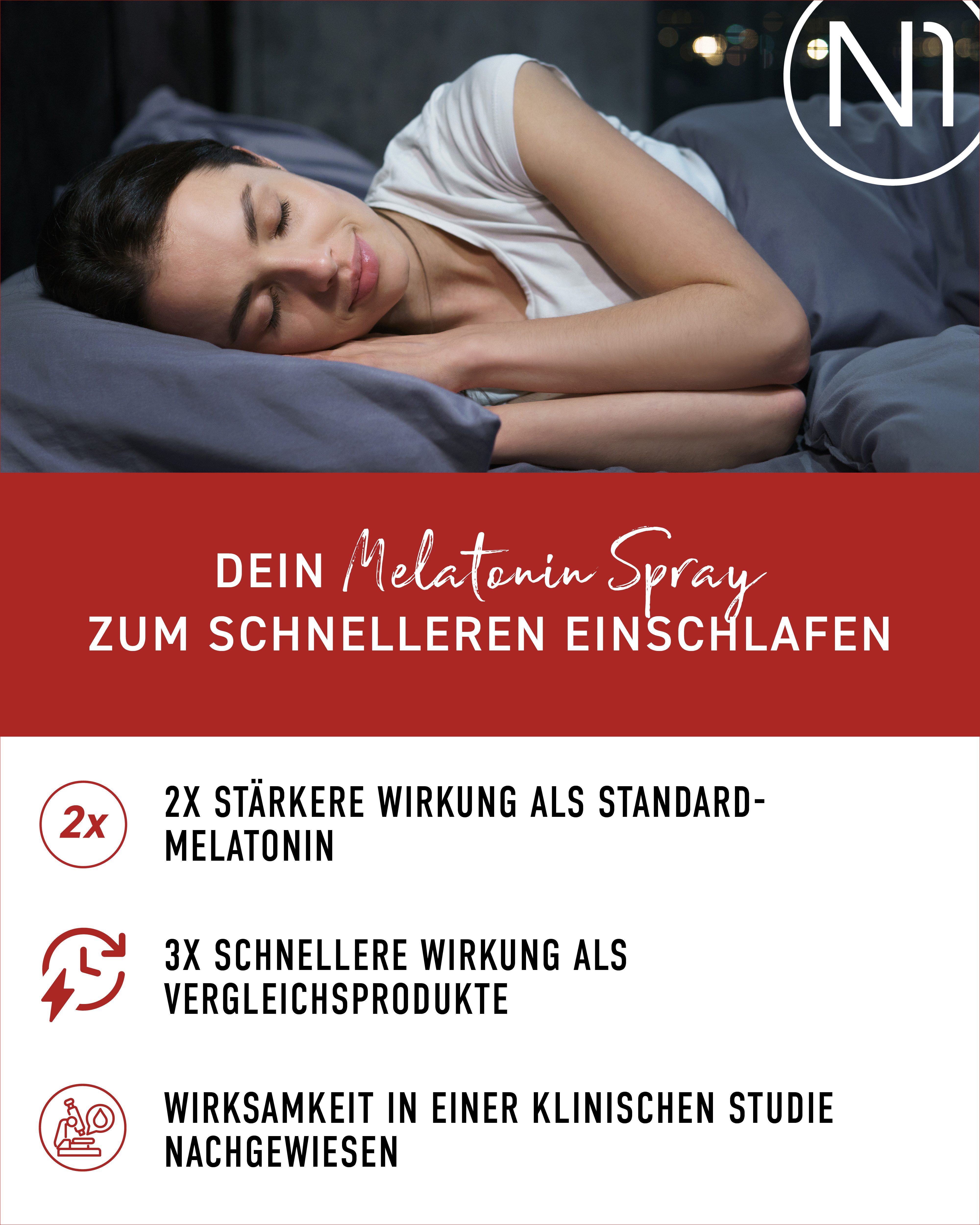 N1 Healthcare N1 Melatonin Schlaf Spray, 10 ml Spray, 10 ml