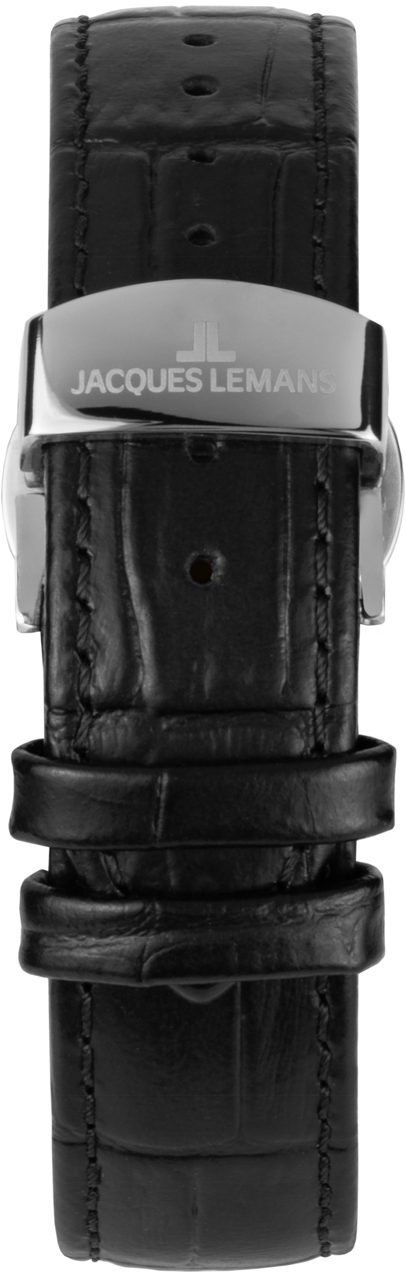 Jacques Lemans Quarzuhr London 1-2216A, Armbanduhr, Damenuhr, analog, Tag