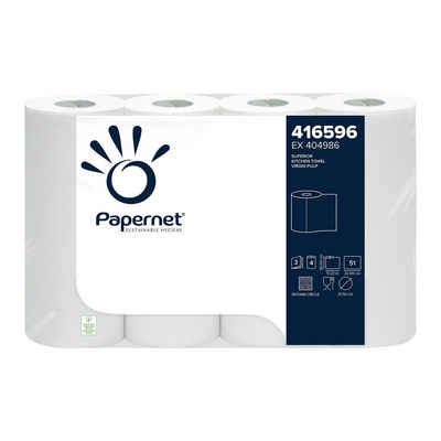 Papernet® Papierküchenrolle Papernet Küchenrolle 3 lagig 26x22cm 32 Rollen
