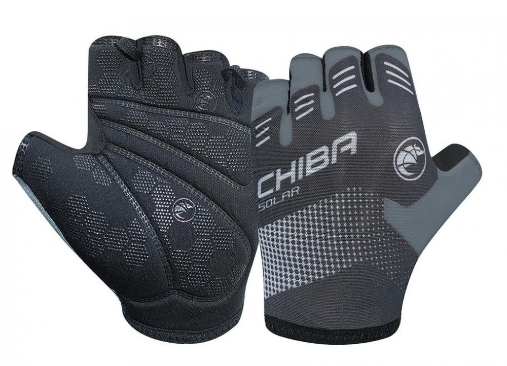 Chiba Fahrradjacke Chiba Handschuhe Solar kurz Gr. XXL / 11 schwarz