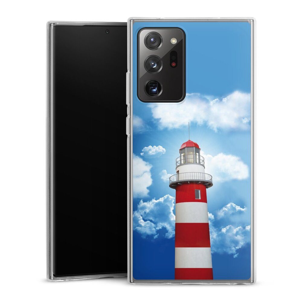DeinDesign Handyhülle Leuchtturm Wolke Himmel Leuchtturm, Samsung Galaxy Note 20 Ultra Silikon Hülle Bumper Case