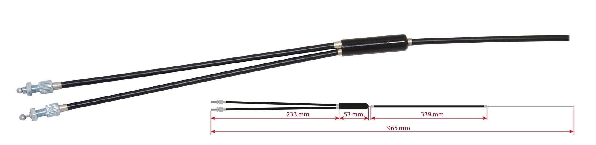 FORCE Bremszug Force Bremszug BMX 0,965 m Twister - brake