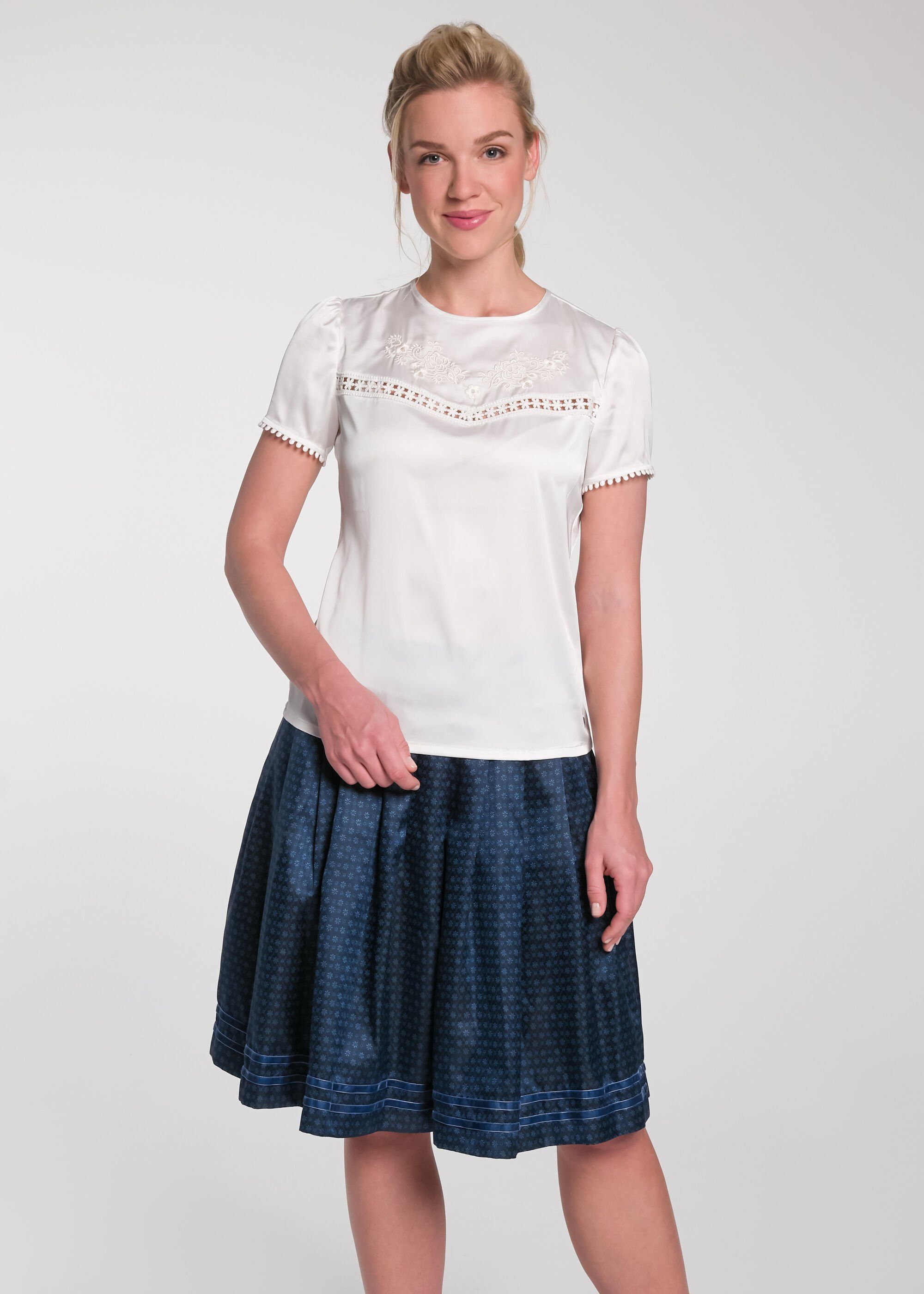Trachtenbluse Trini Kurzarm