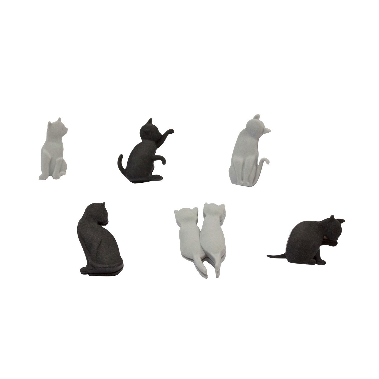 Winkee Küchenorganizer-Set Katzen Glasmarkierer im 6er Set günstig online kaufen