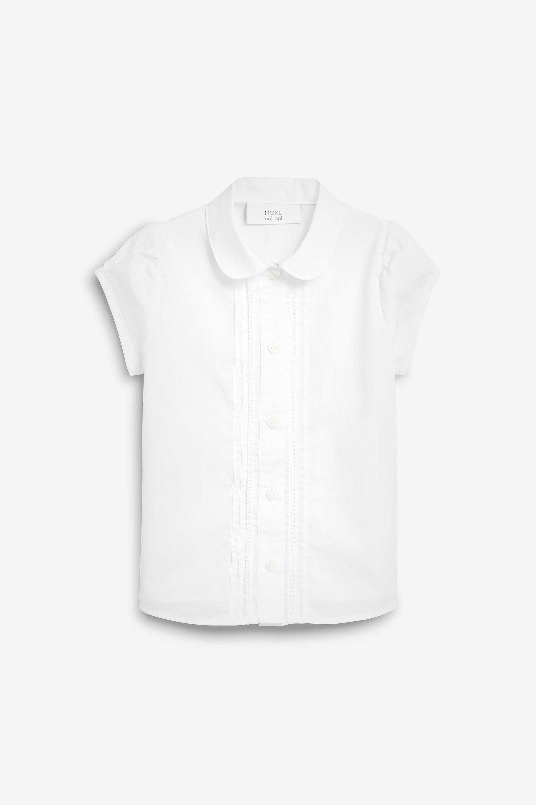 Spitzenbluse Spitzenbluse mit Puffärmeln (3–14 J) - Slim Fit